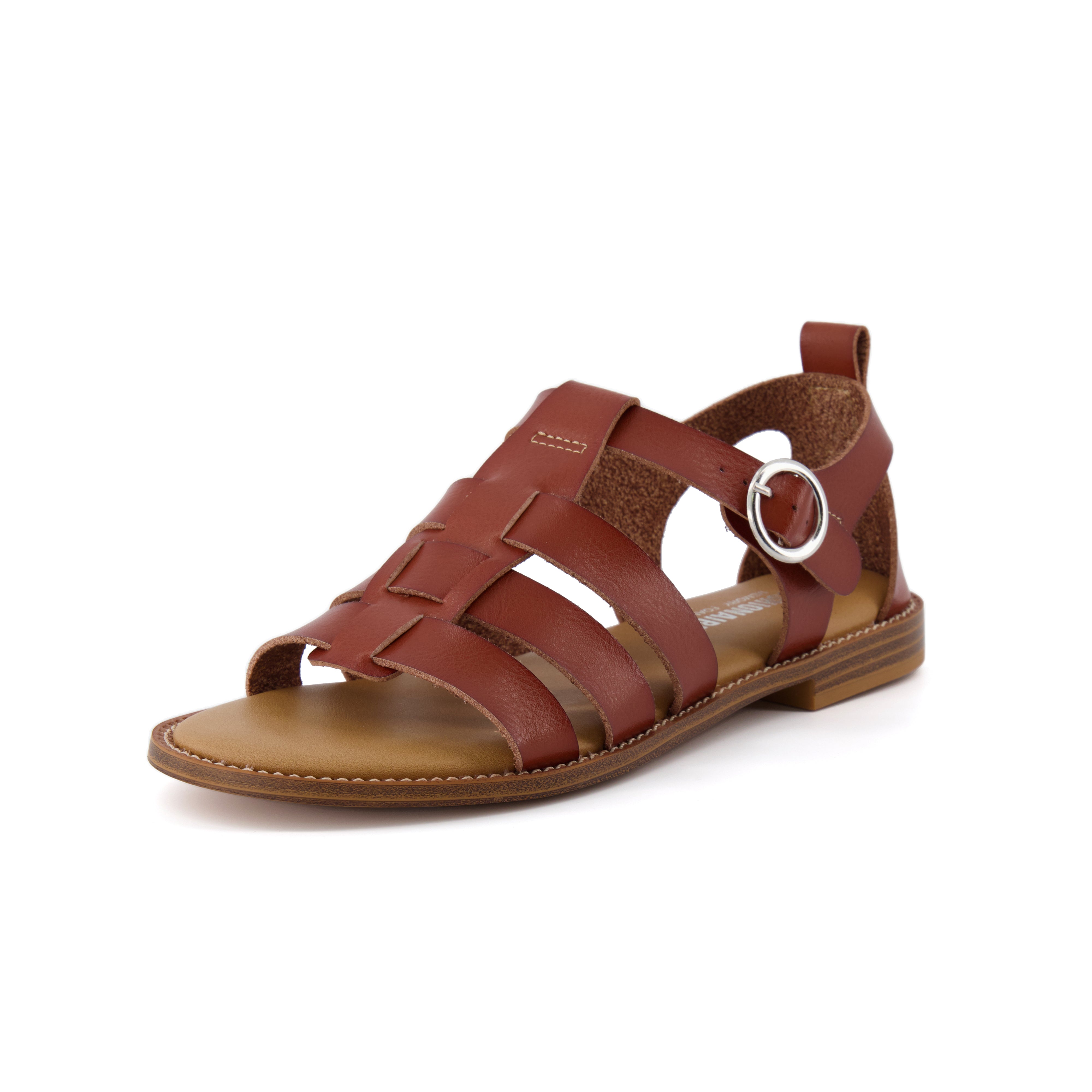 Lotus Fisherman Sandal Cognac