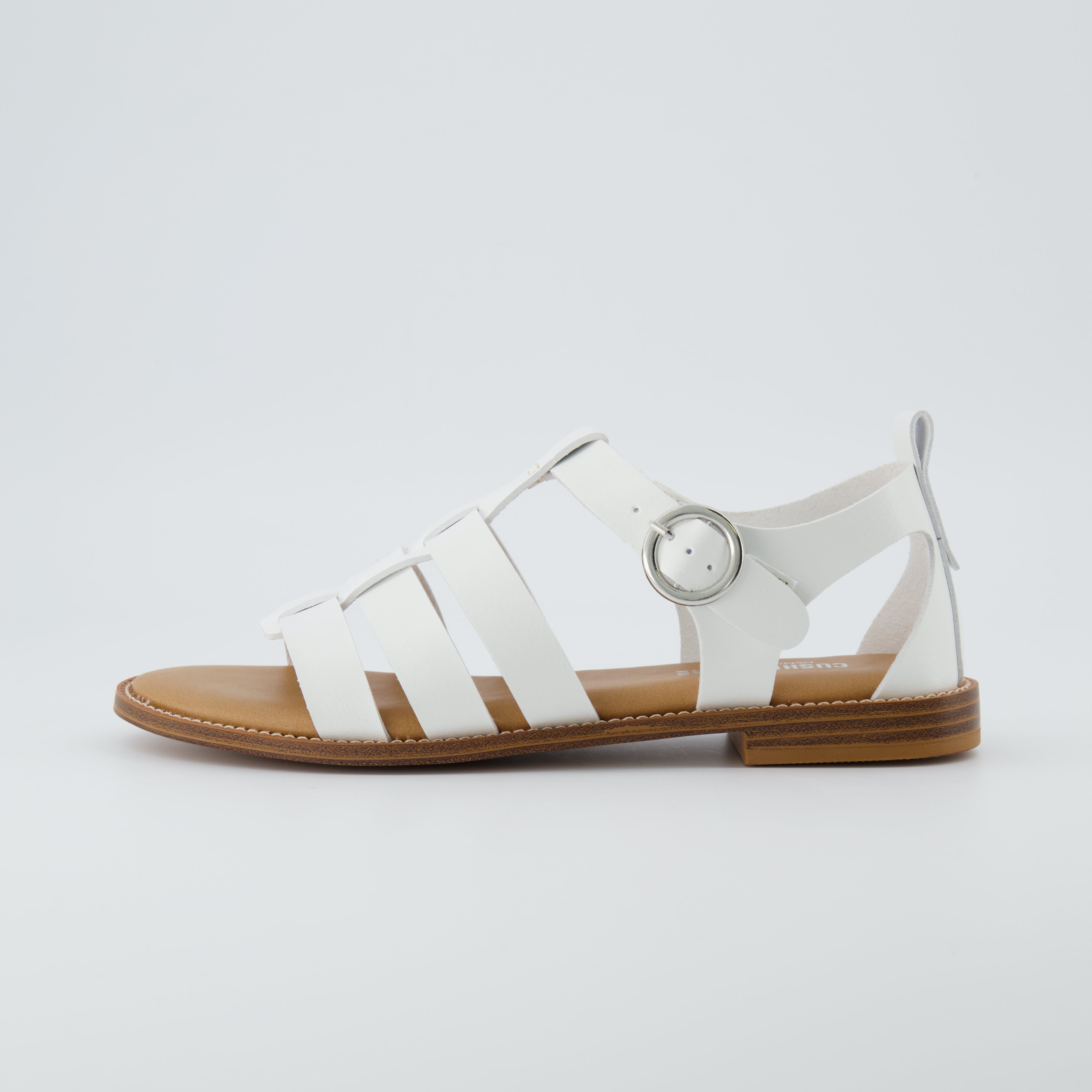 Lotus Fisherman Sandal White