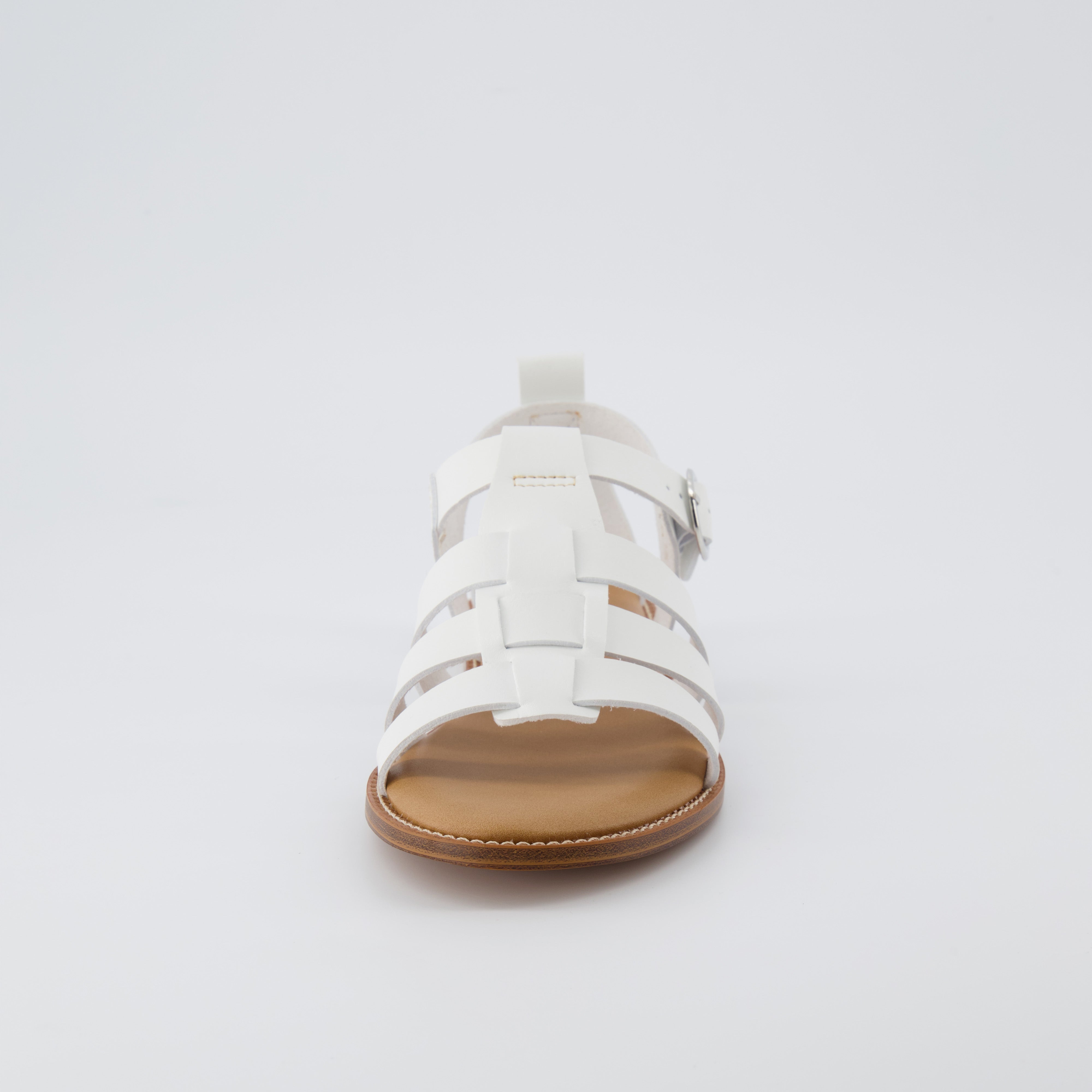 Lotus Fisherman Sandal White