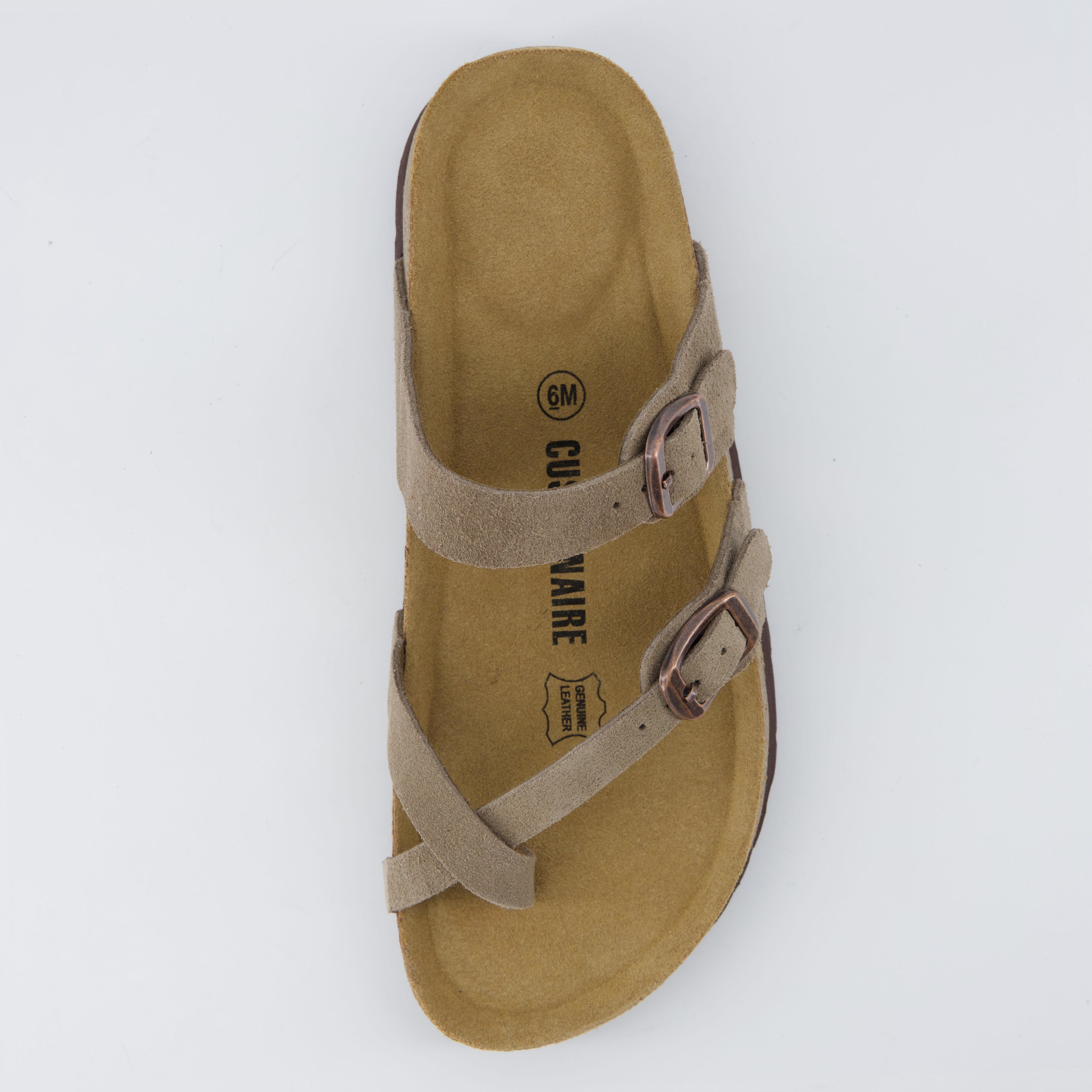 Lucky Cork Footbed Sandals Moss