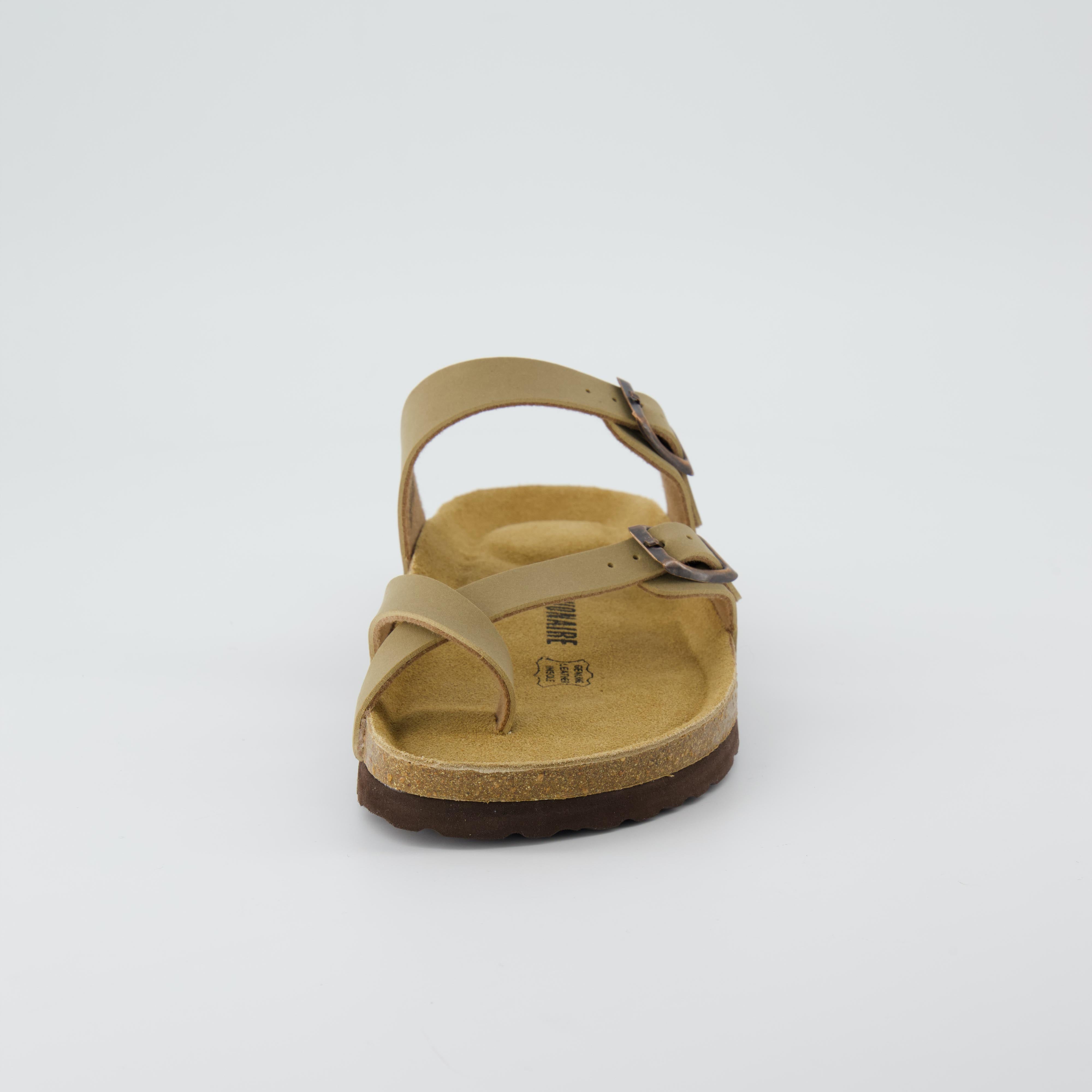 Luna Cork Footbed Sandal Taupe