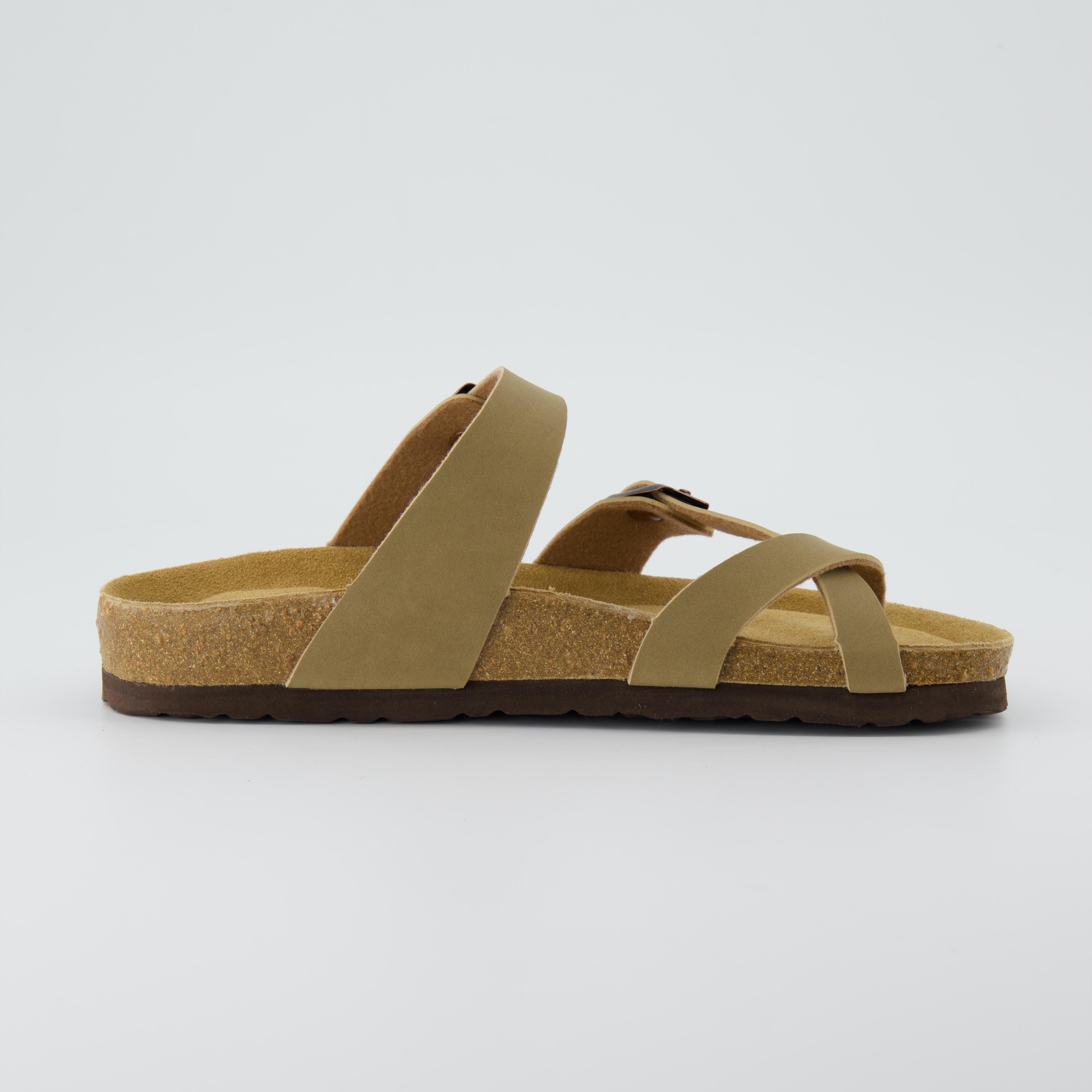 Luna Cork Footbed Sandal Taupe