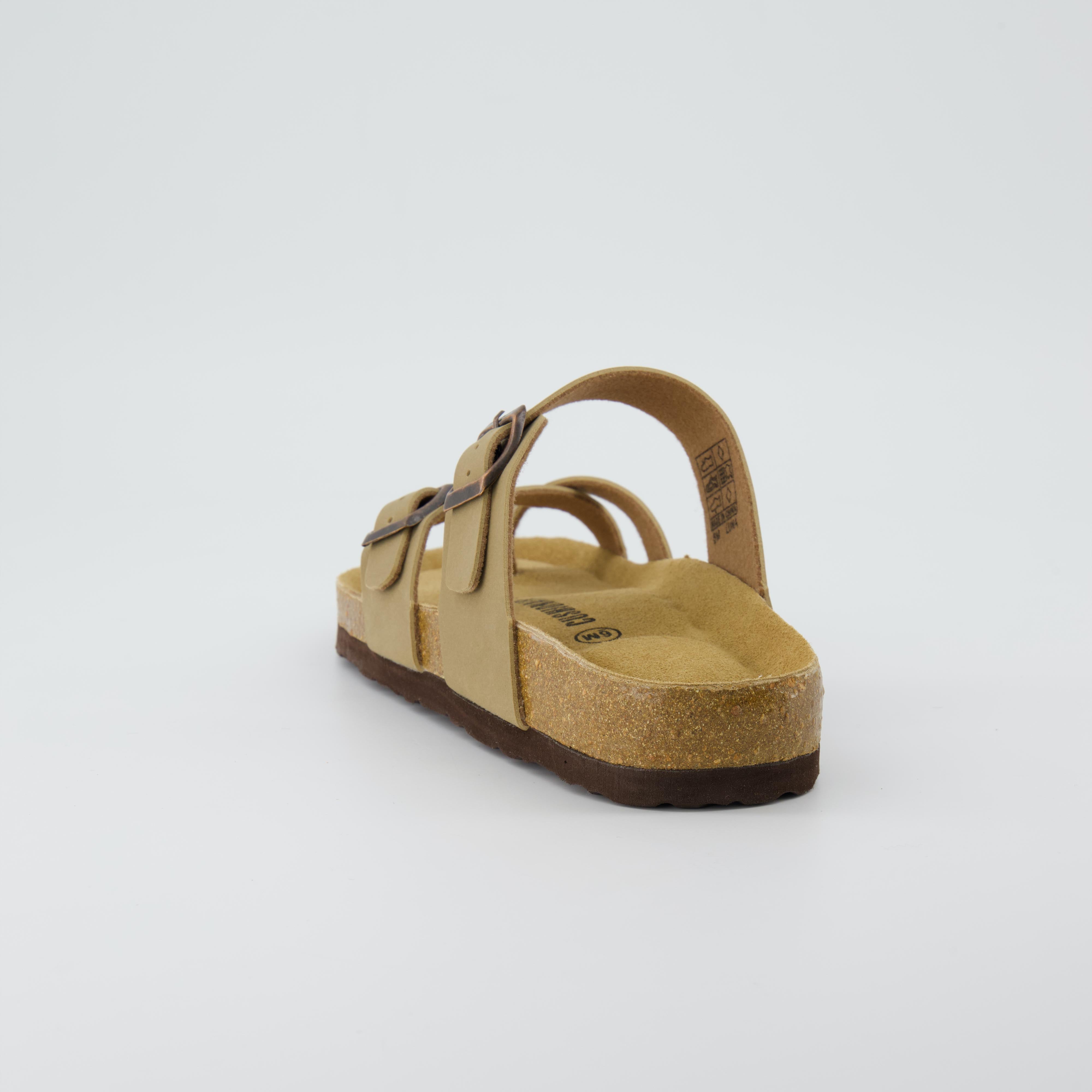 Luna Cork Footbed Sandal Taupe