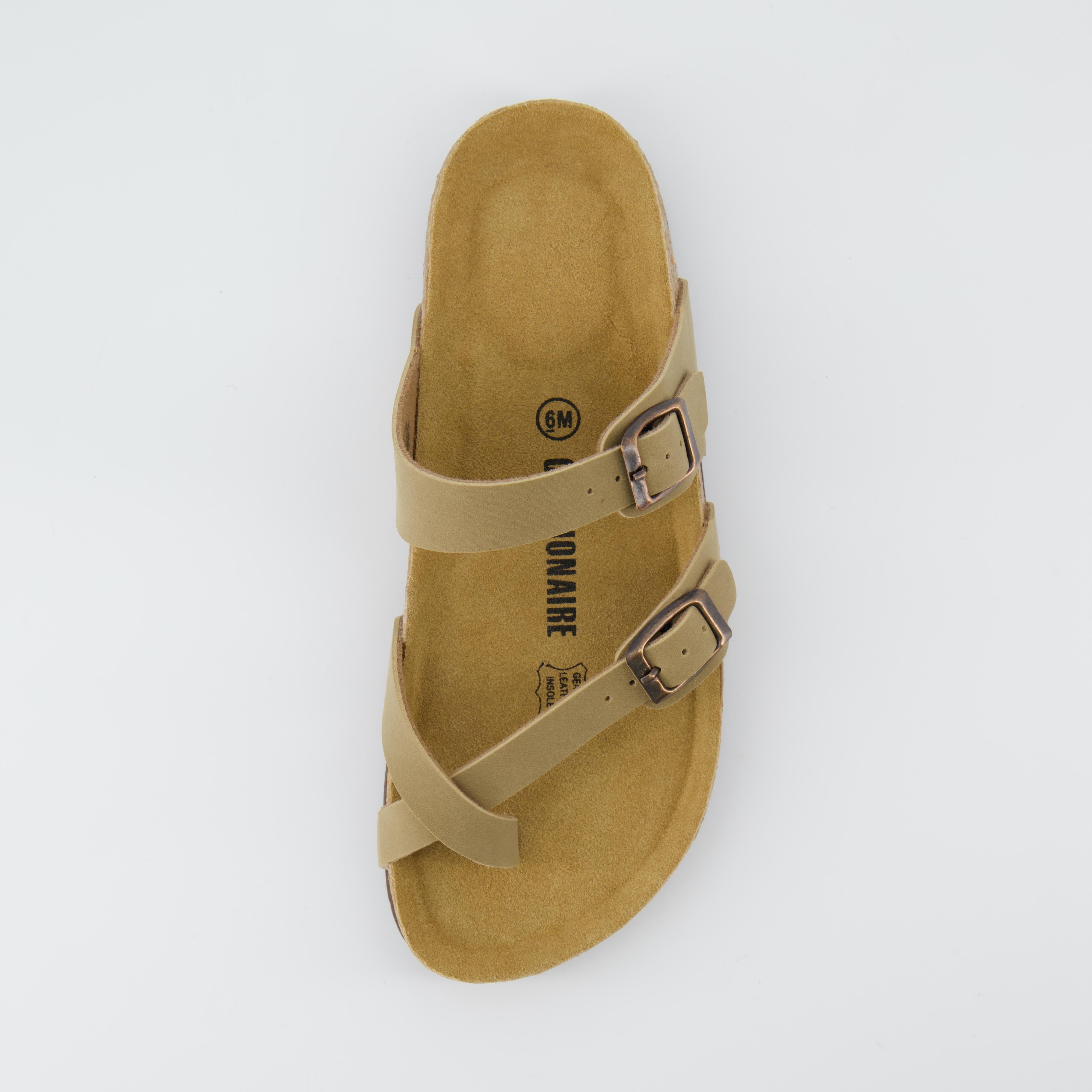 Luna Cork Footbed Sandal Taupe