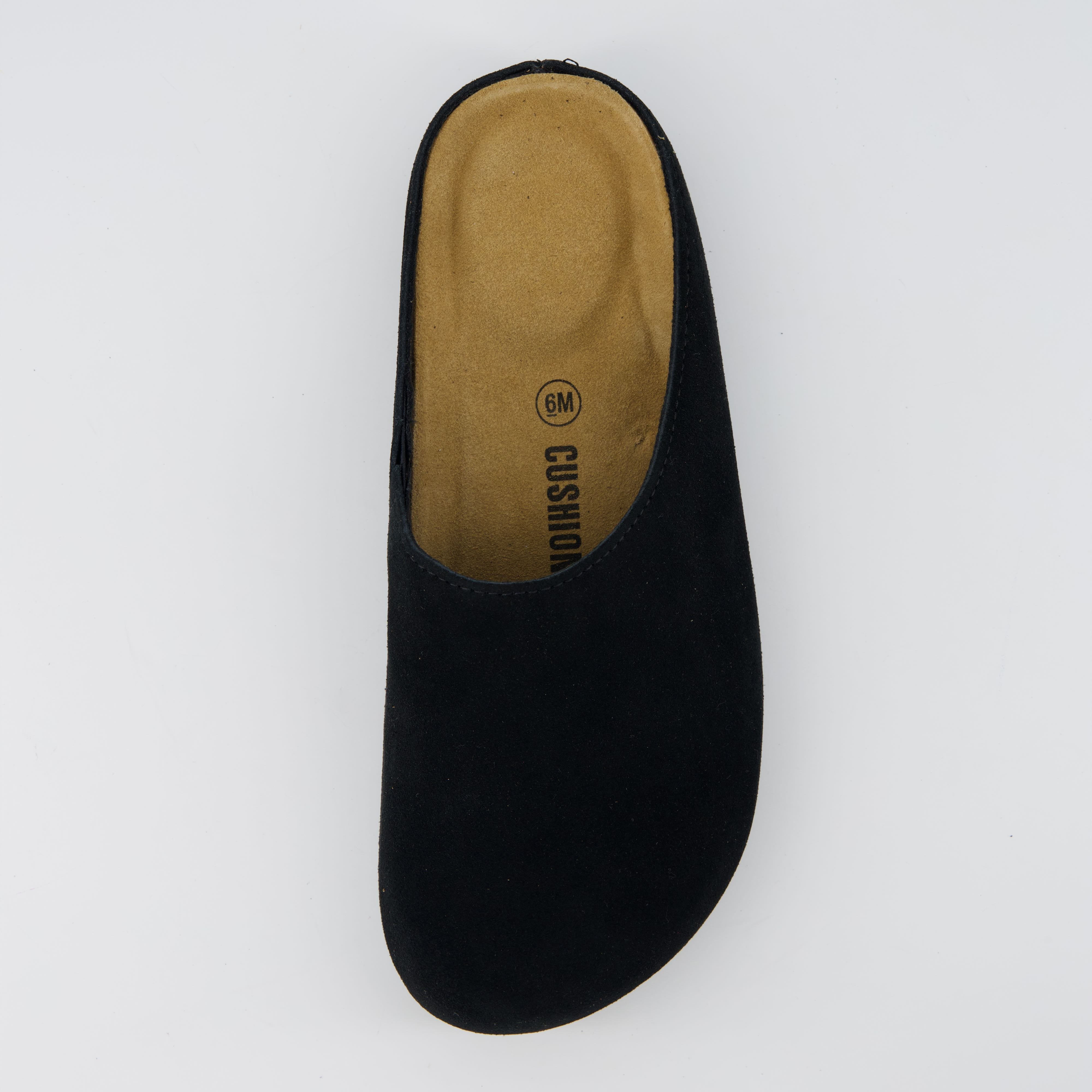 Lute Suede Clogs Black