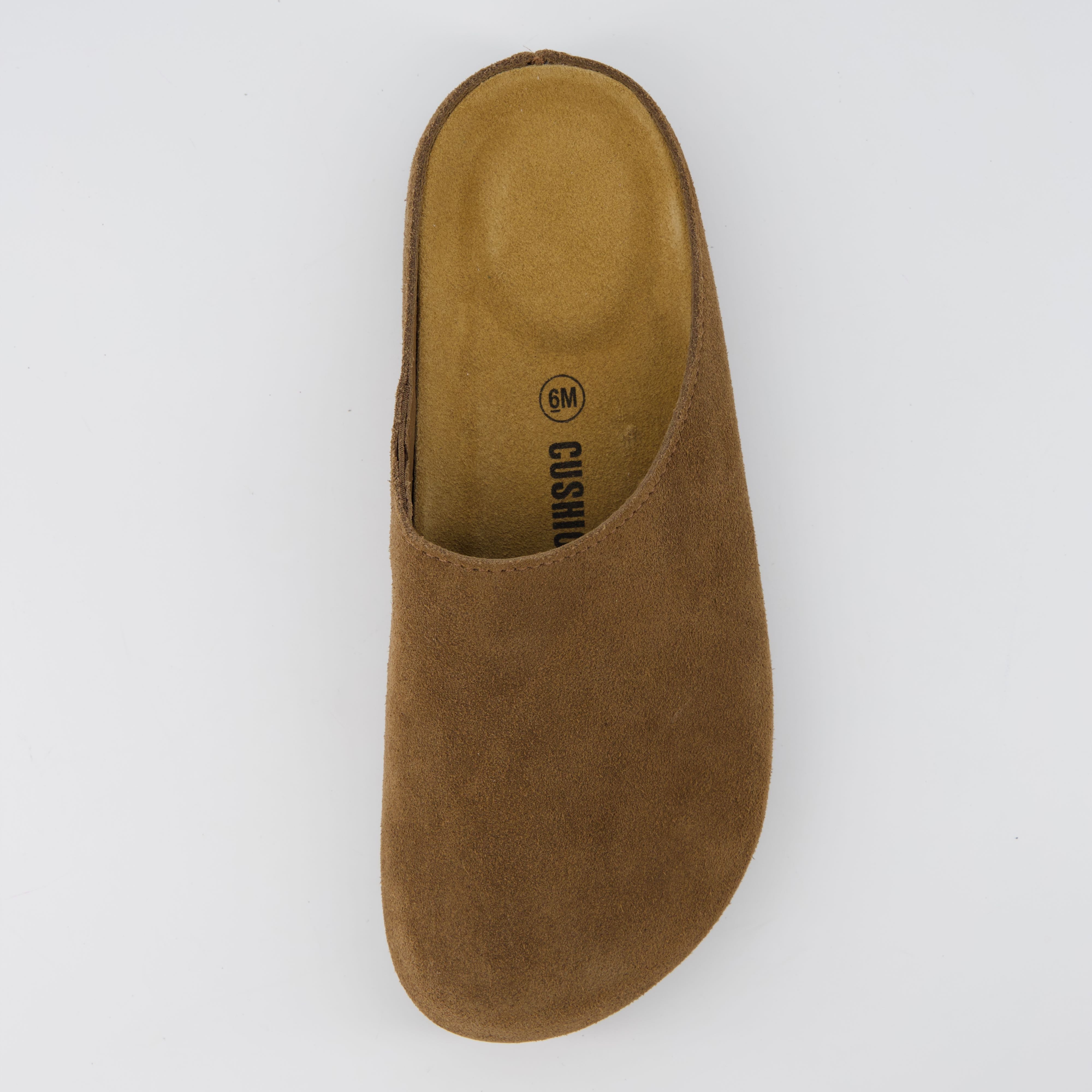 Lute Suede Clogs Brown