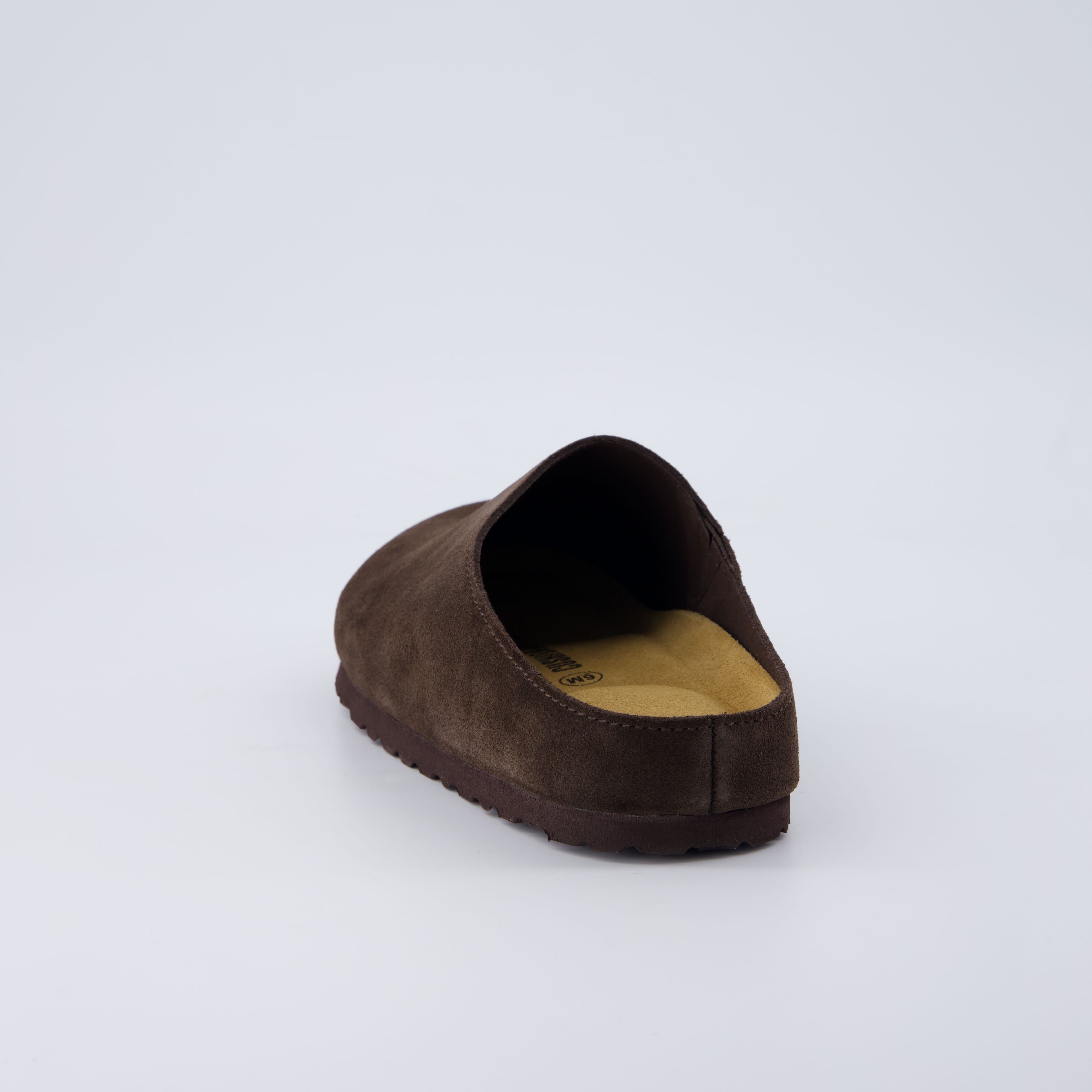 Lute Suede Clogs Chocolate