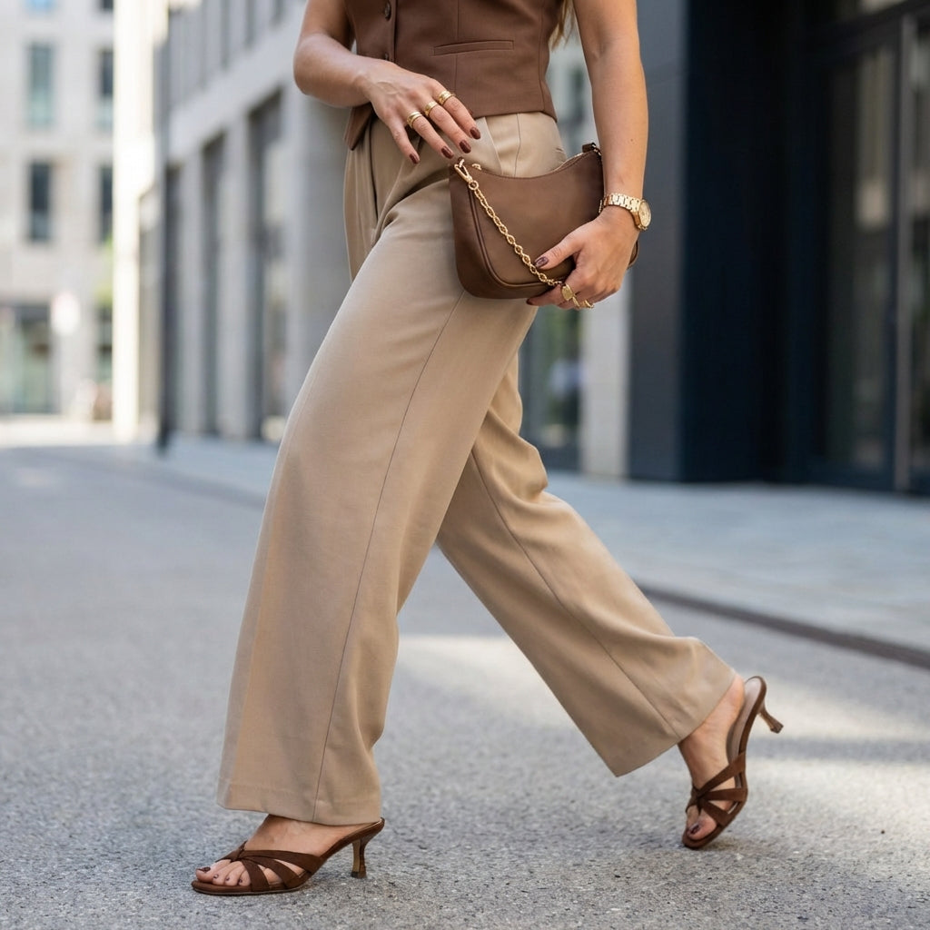 Malta Kitten Heel Sandals Chocolate Microsuede