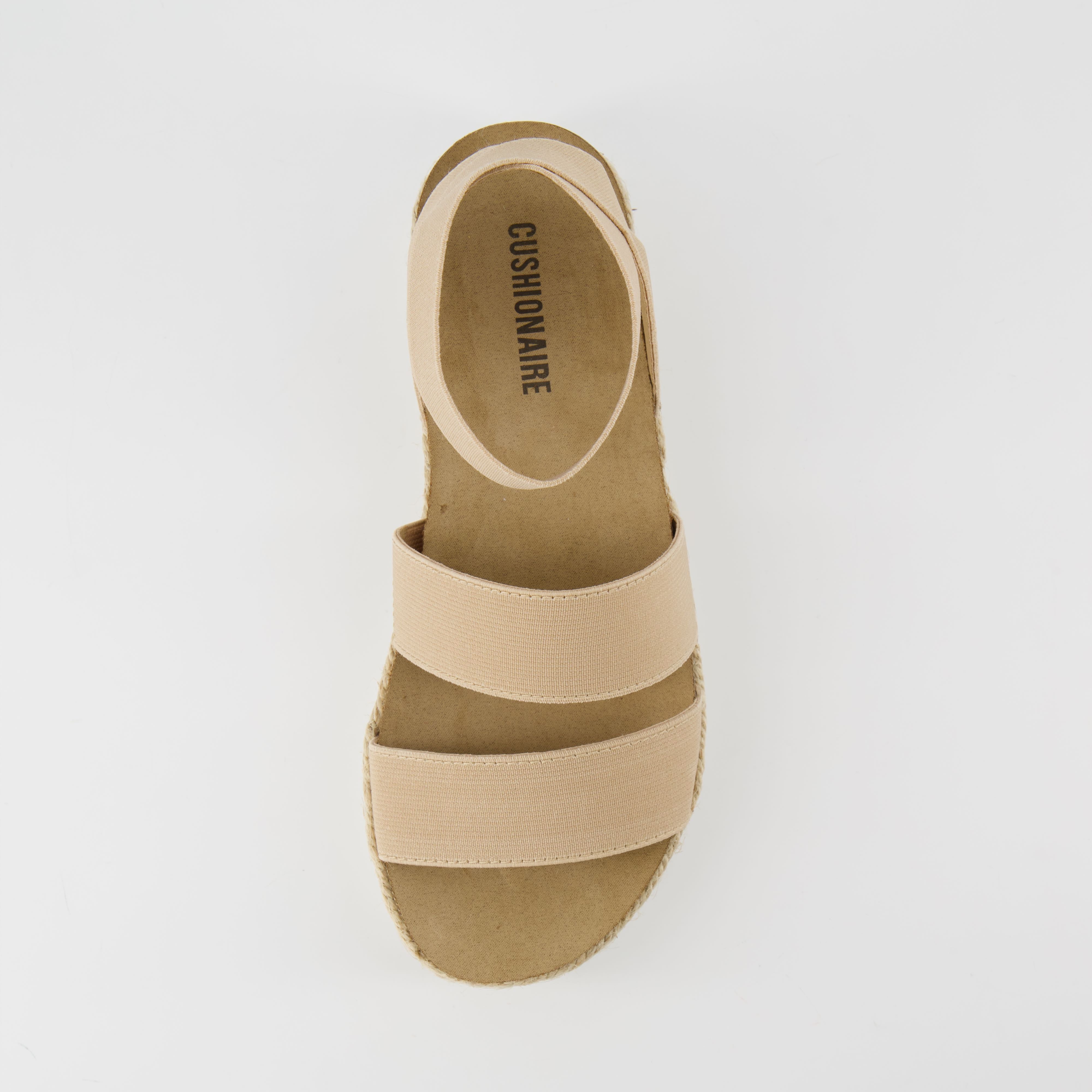 Mandy Stretch Platform Sandal Nude