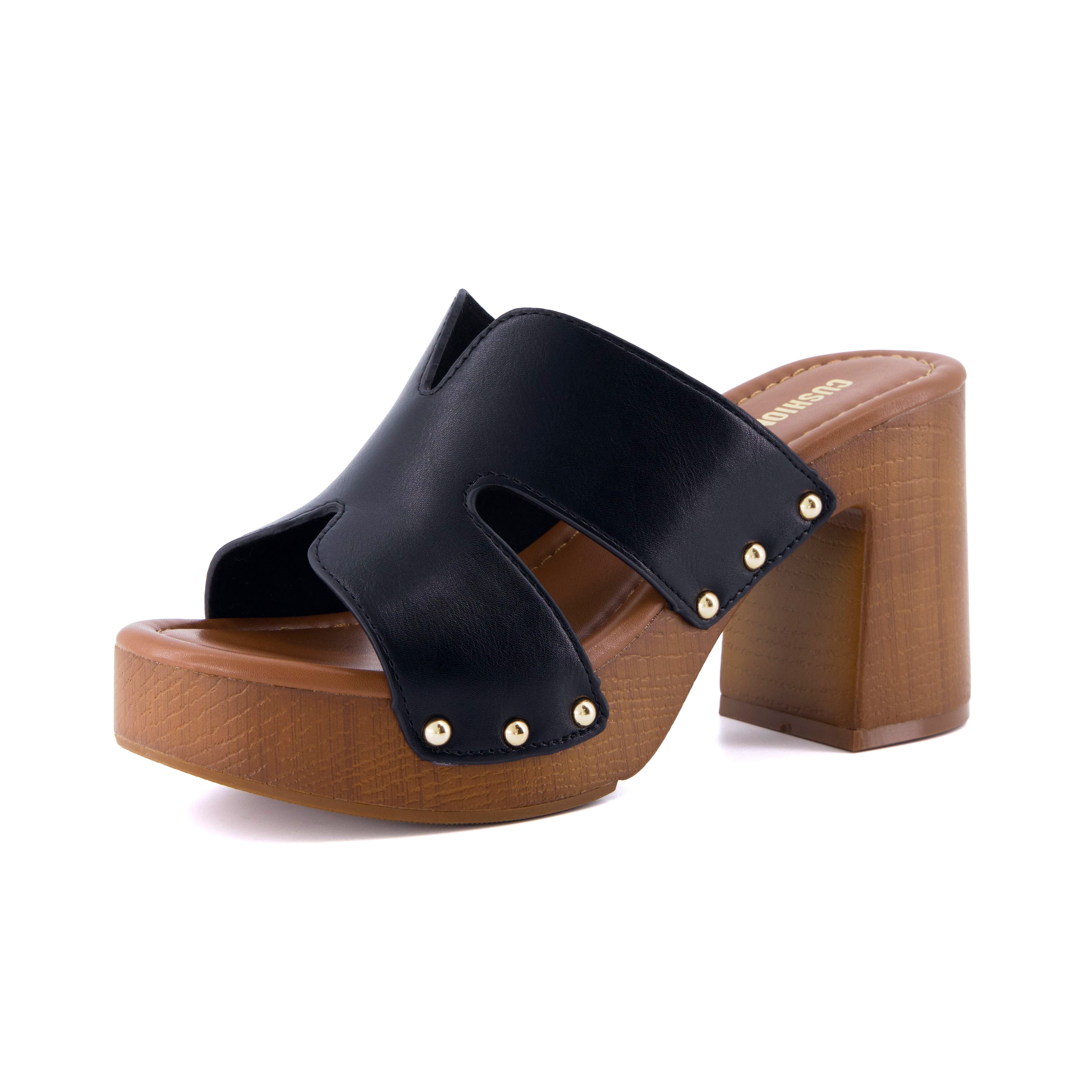 Markie Chunky Block Heel Sandals Whiskey Medium