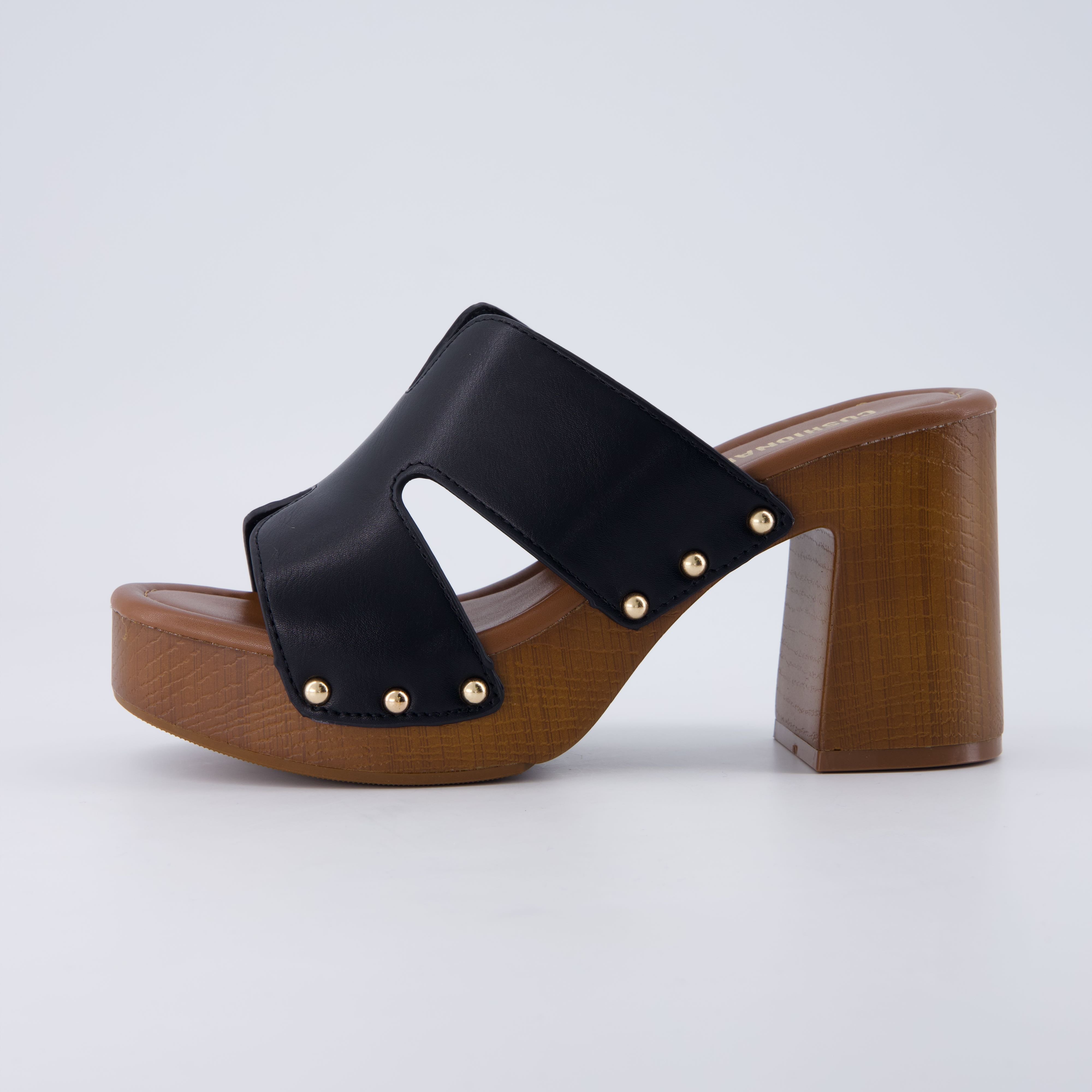 Markie Chunky Block Heel Sandals Black Medium