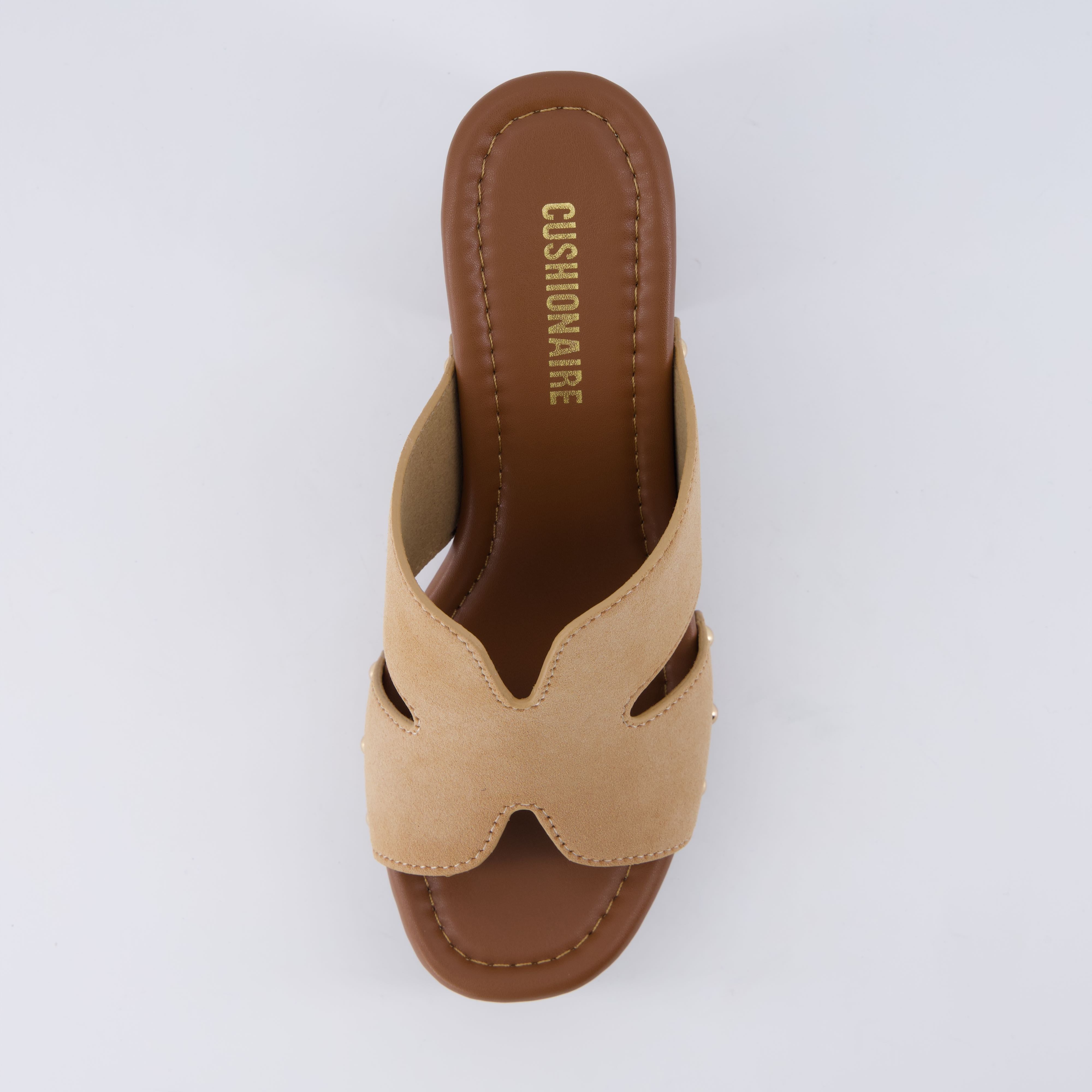 Markie Chunky Block Heel Sandals Tan Medium