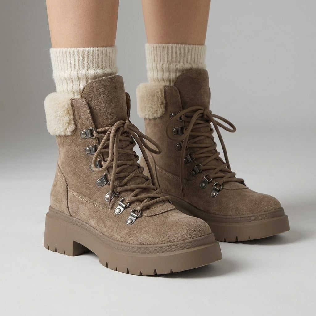 Maya Classic Ankle Boots Taupe Medium