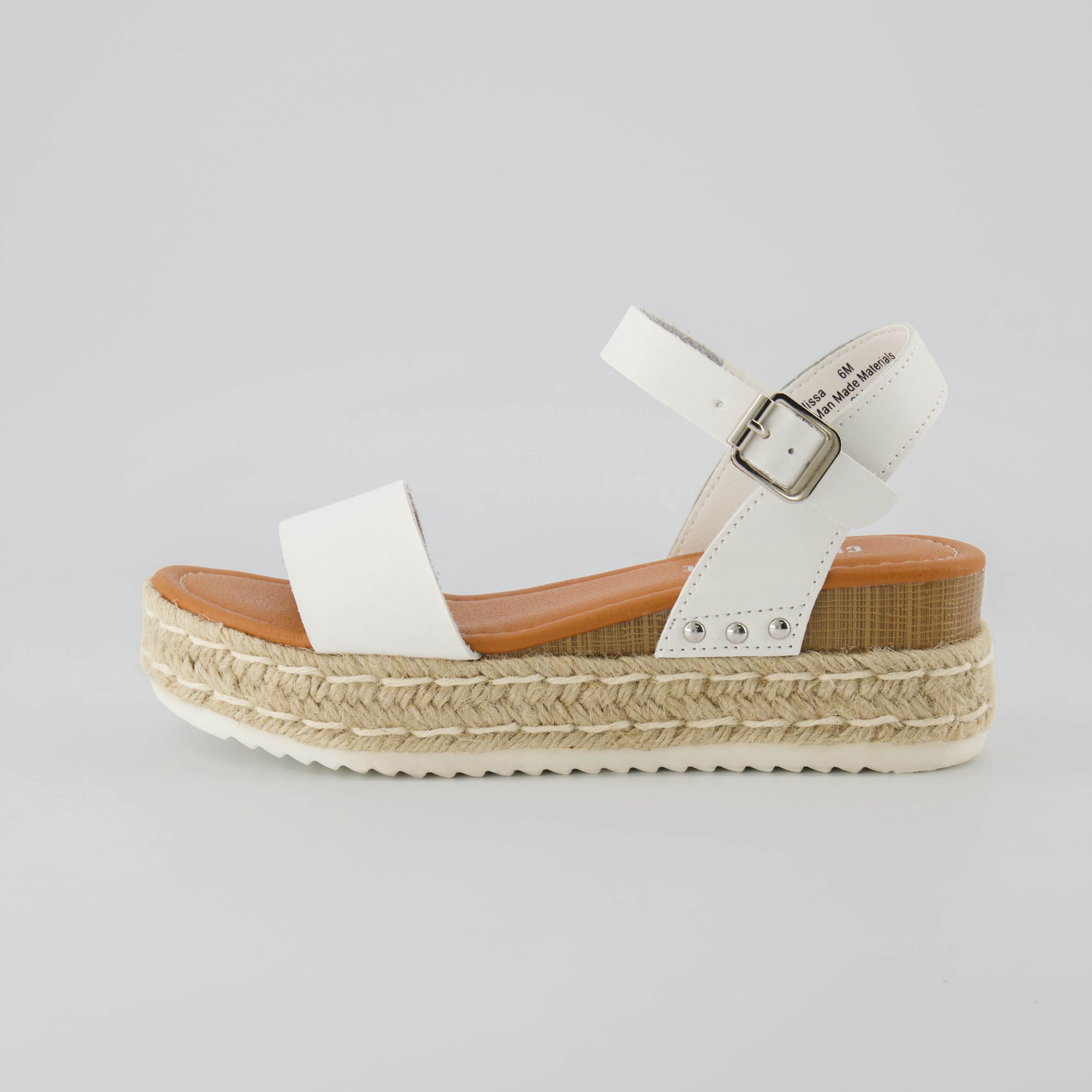 Melissa Platform Wedge Sandal White