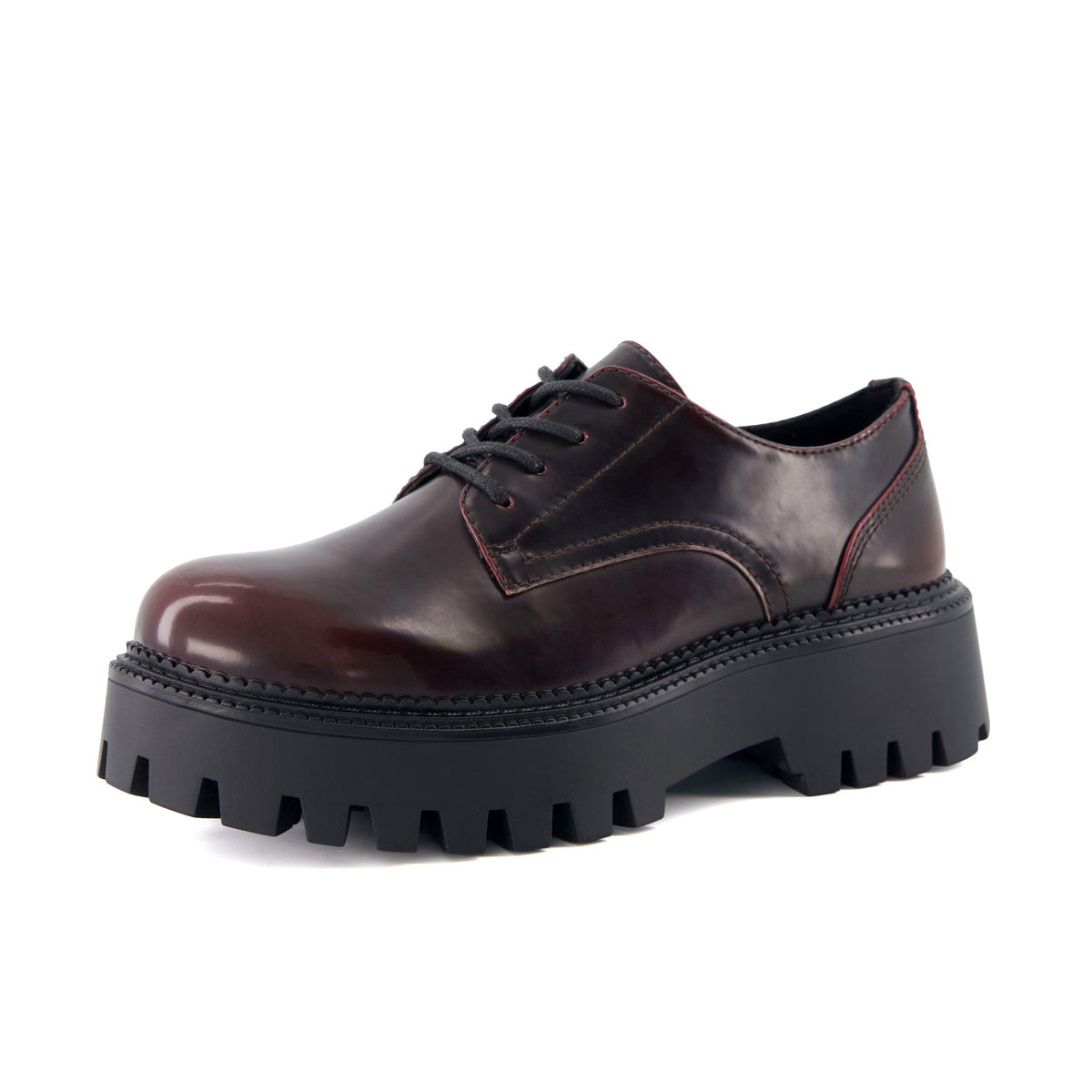 Meme Platform Oxford Shoes Dark Brown Medium