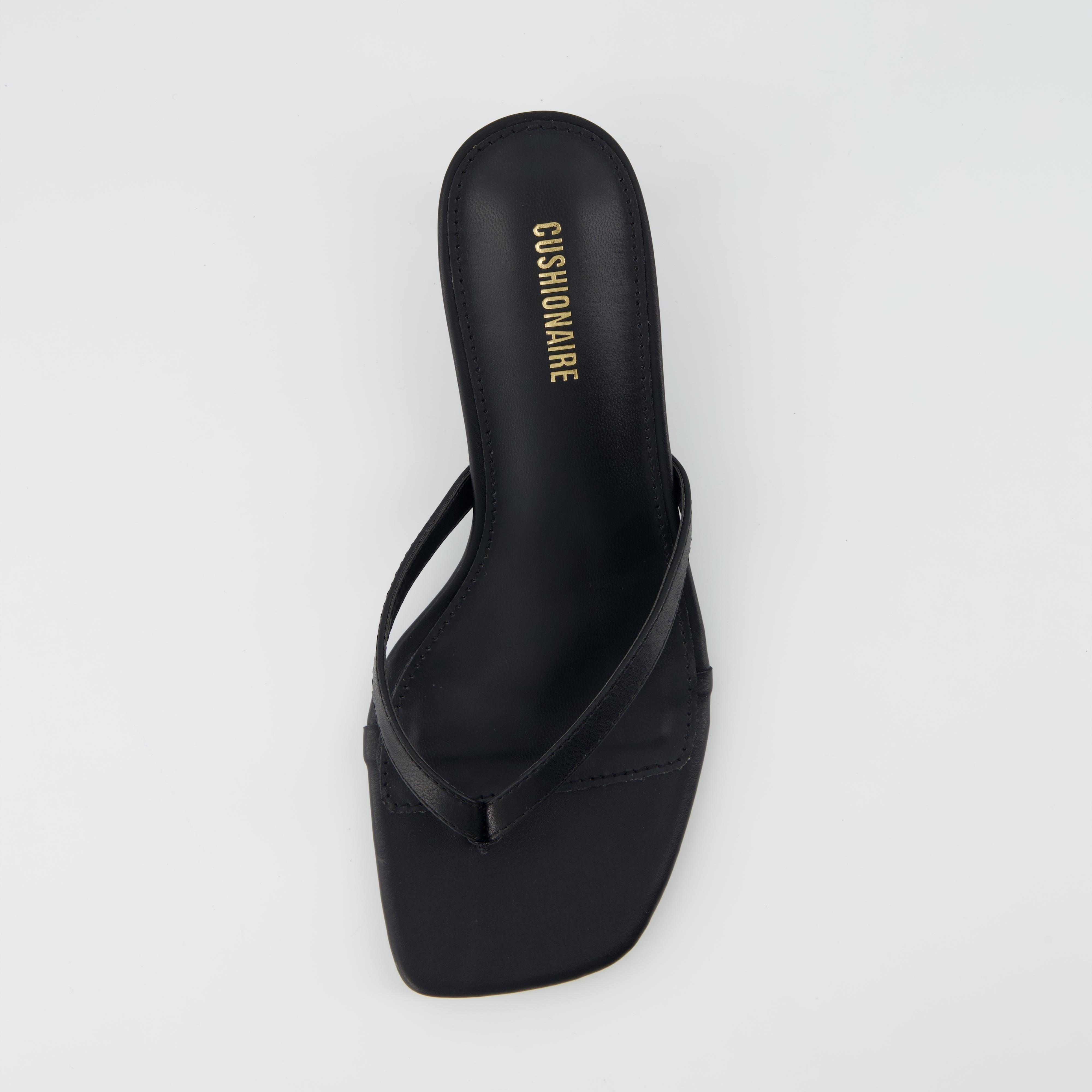 Miami Kitten Heel Sandals Ebony