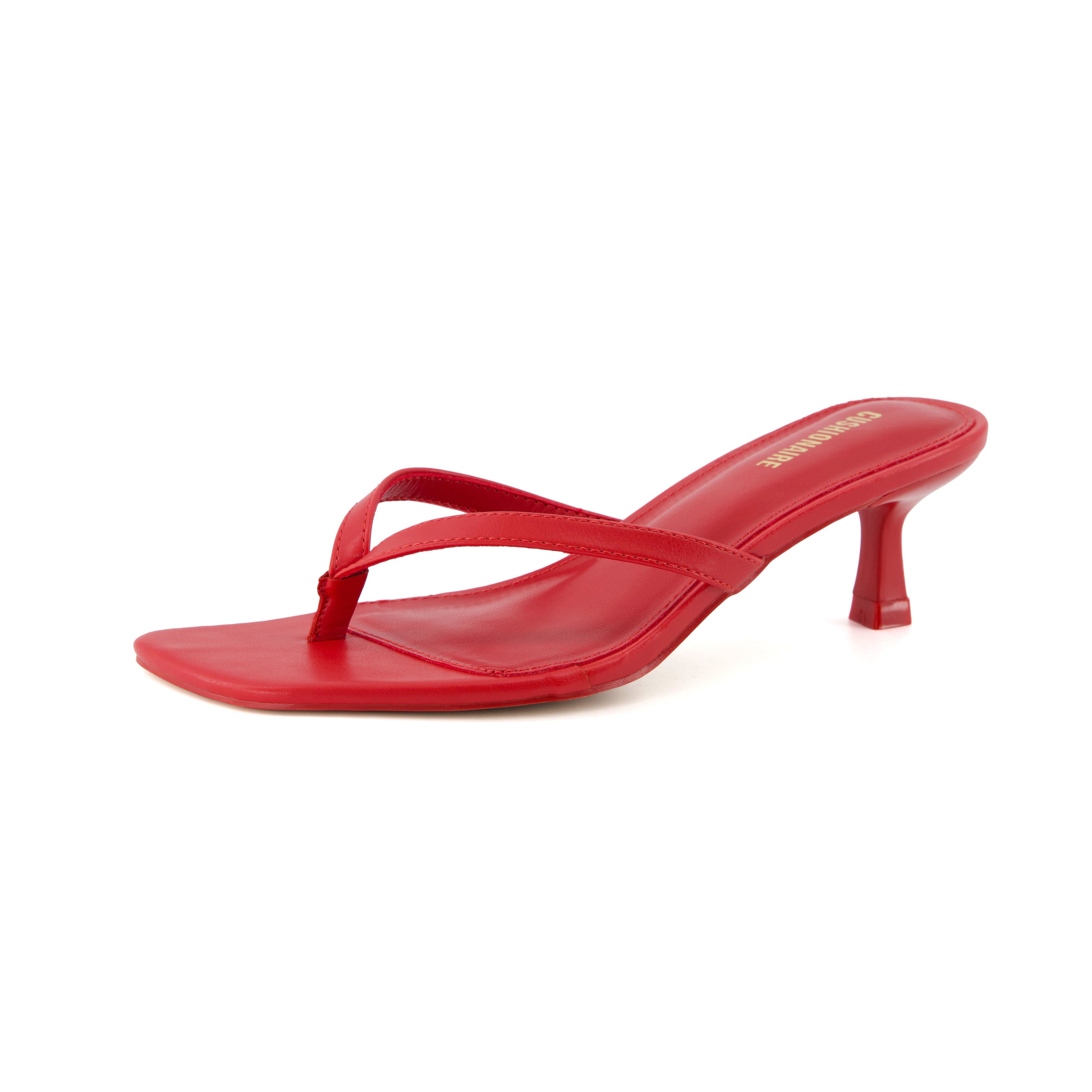 Miami Kitten Heel Sandals Ruby