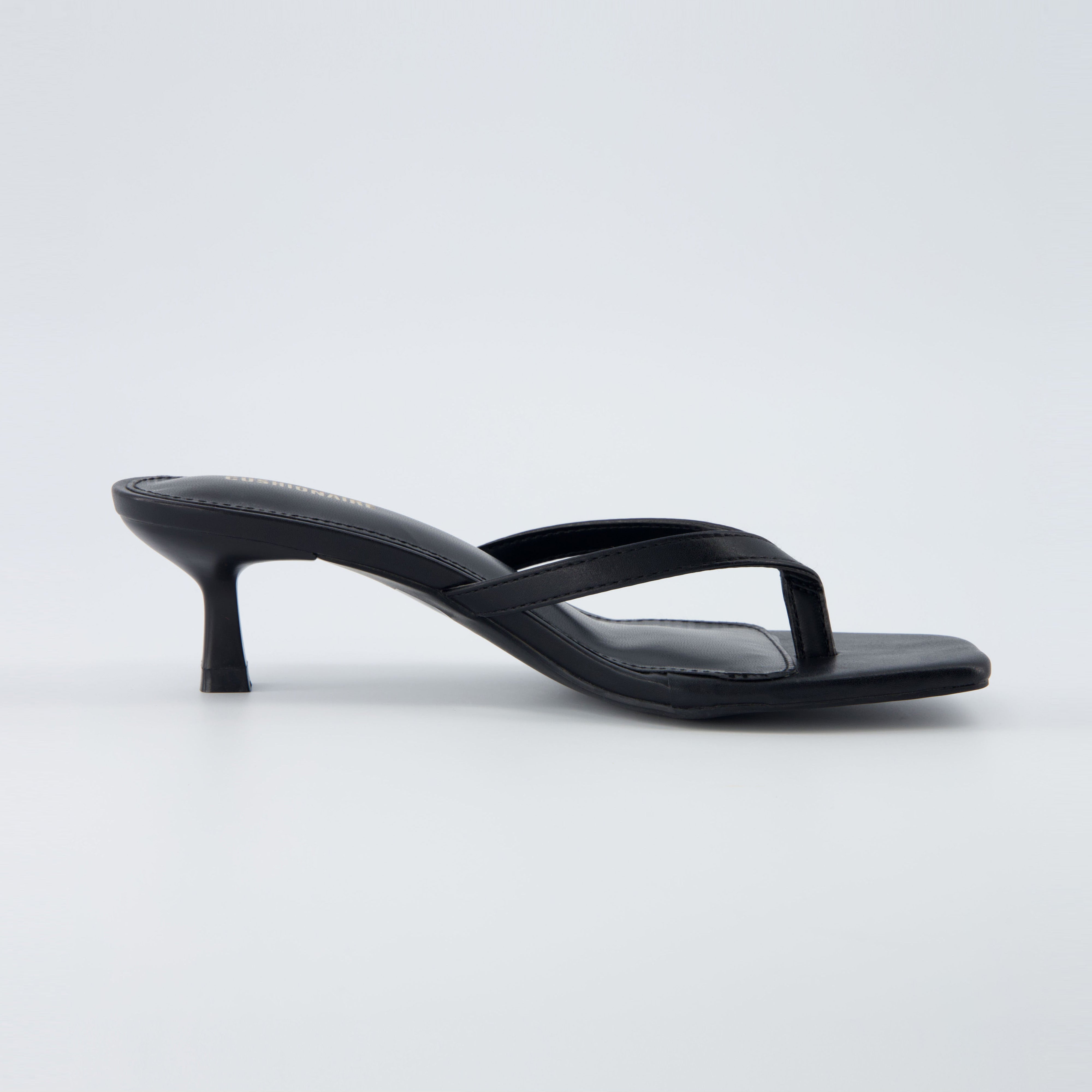 Miami Kitten Heel Sandals Black