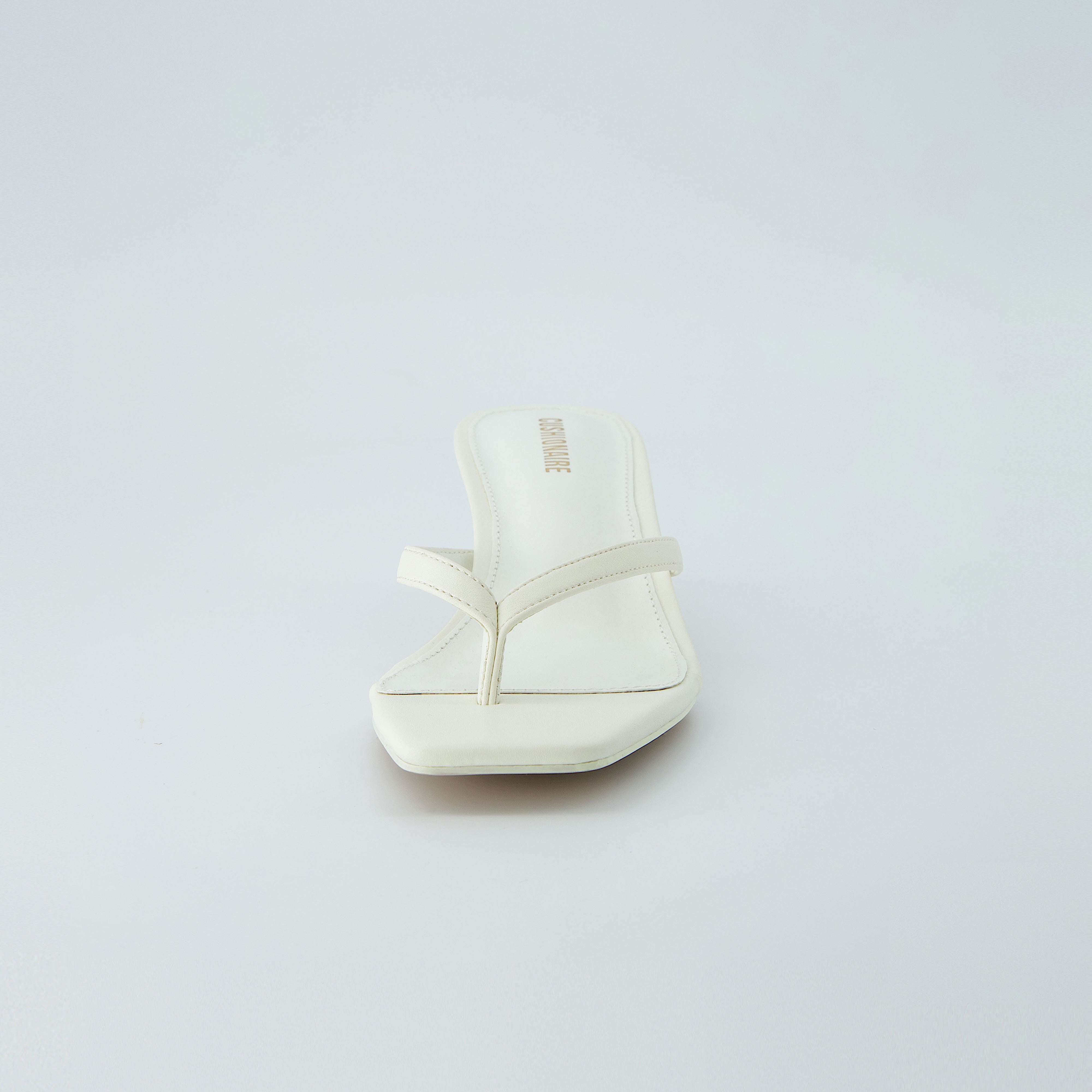 Miami Kitten Heel Sandals Cream