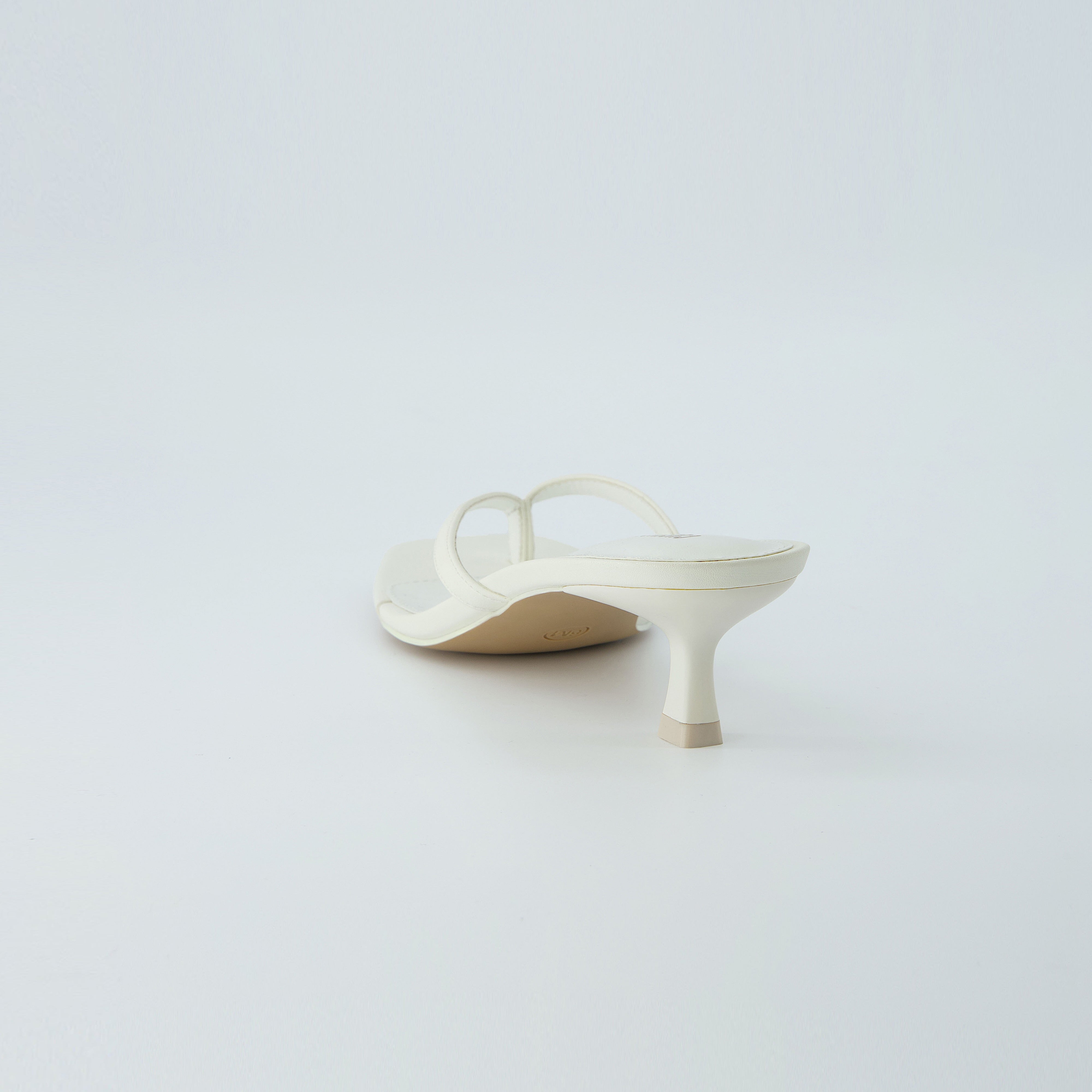 Miami Kitten Heel Sandals Cream