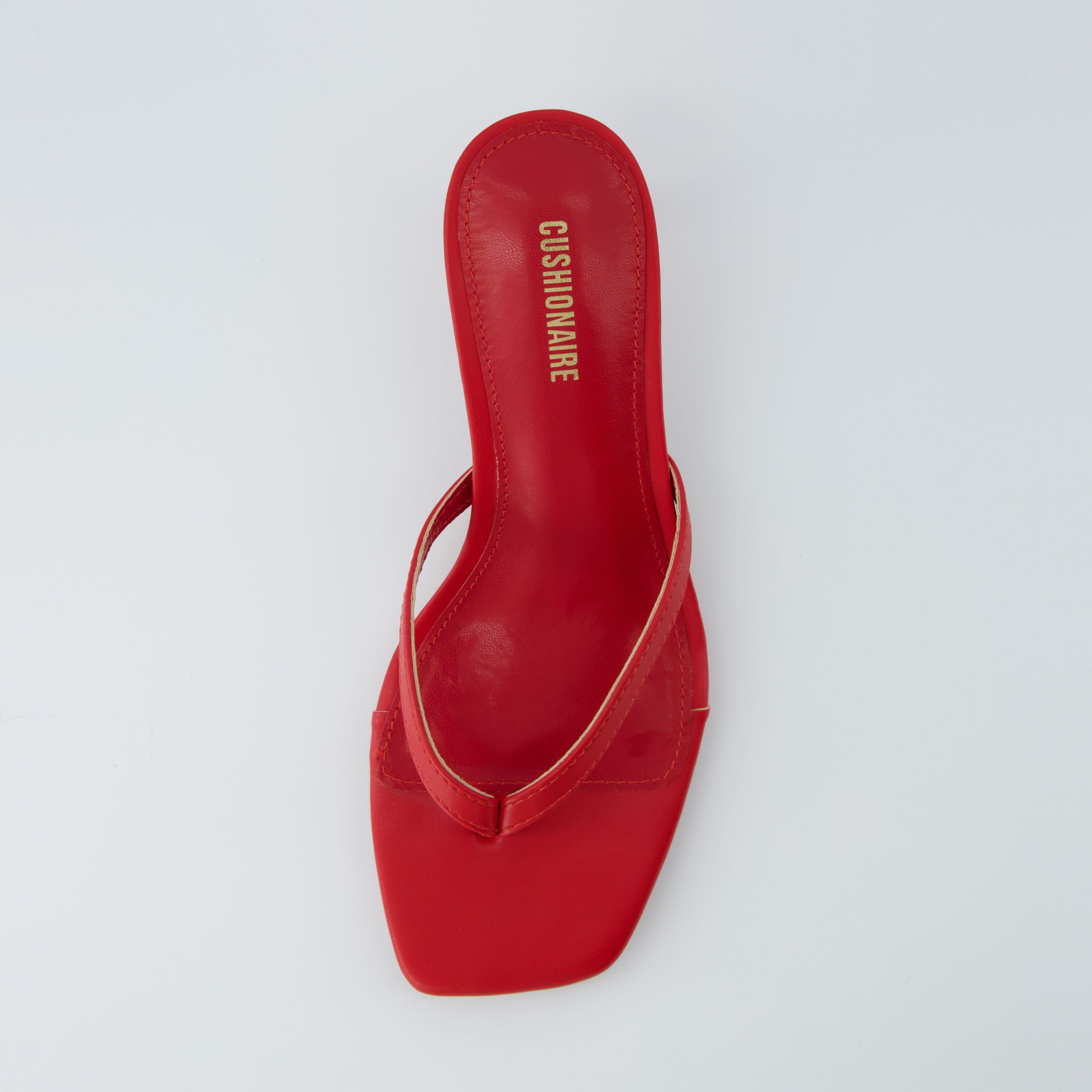 Miami Kitten Heel Sandals Red