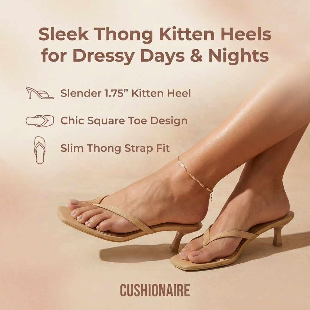 Miami Kitten Heel Sandals Gold
