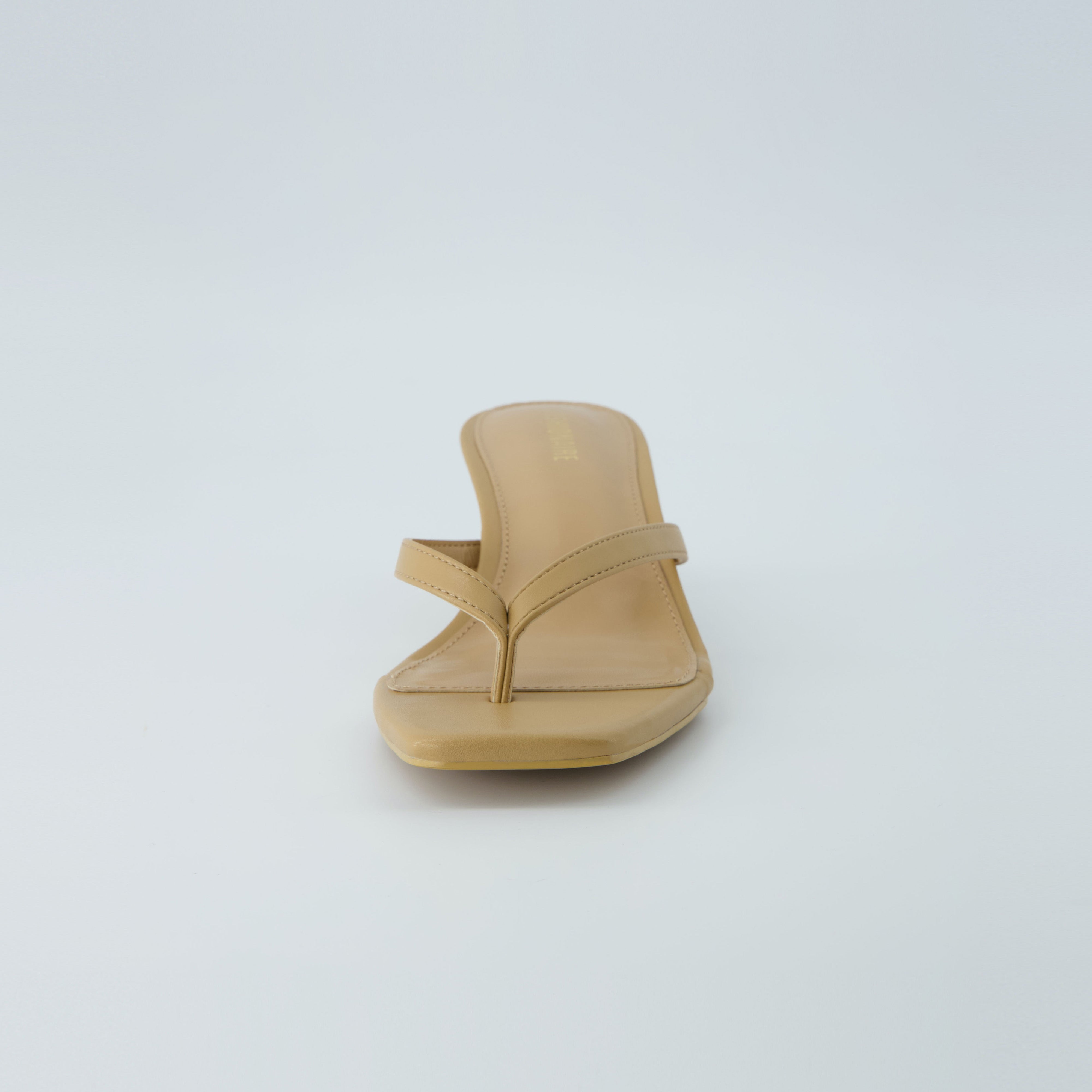Miami Kitten Heel Sandals Tan