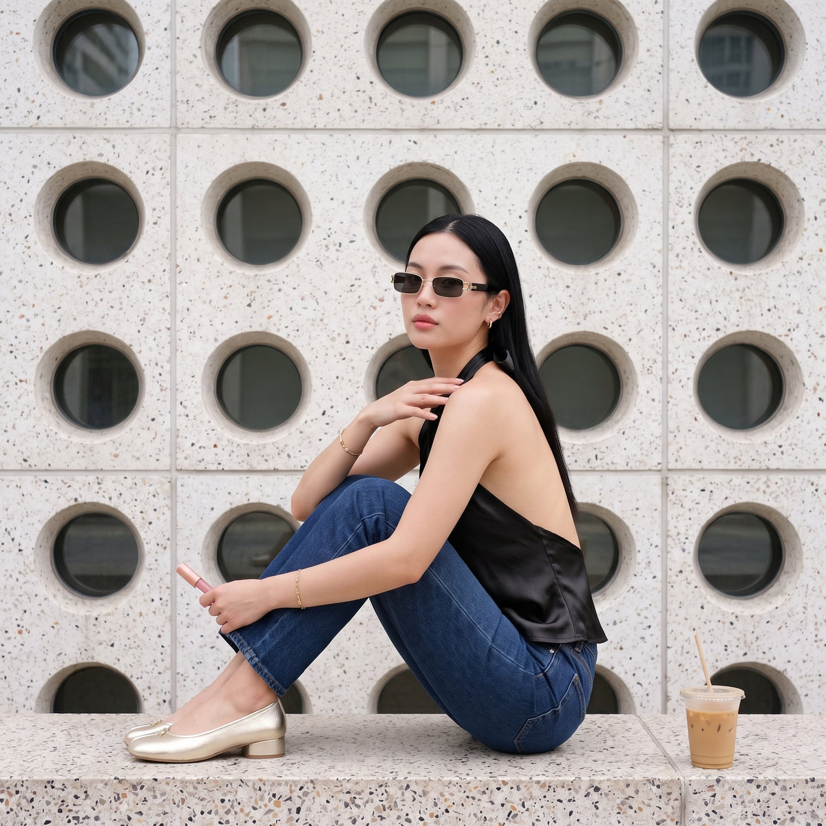 Mikko Split Toe Ballet Flats