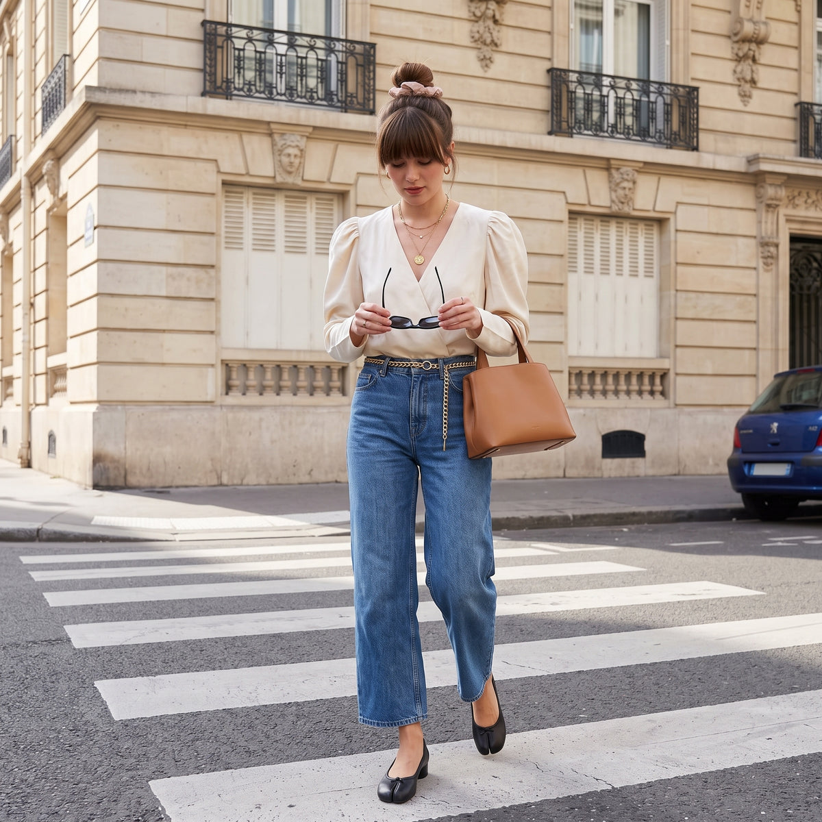 Mikko Split Toe Ballet Flats