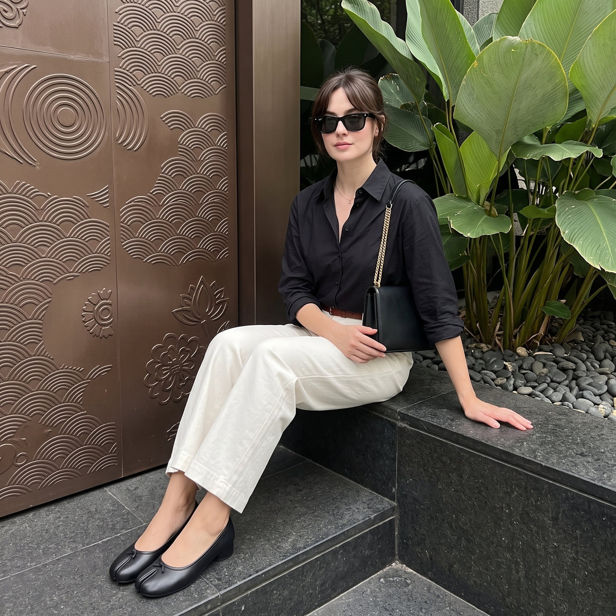 Mikko Split Toe Ballet Flats