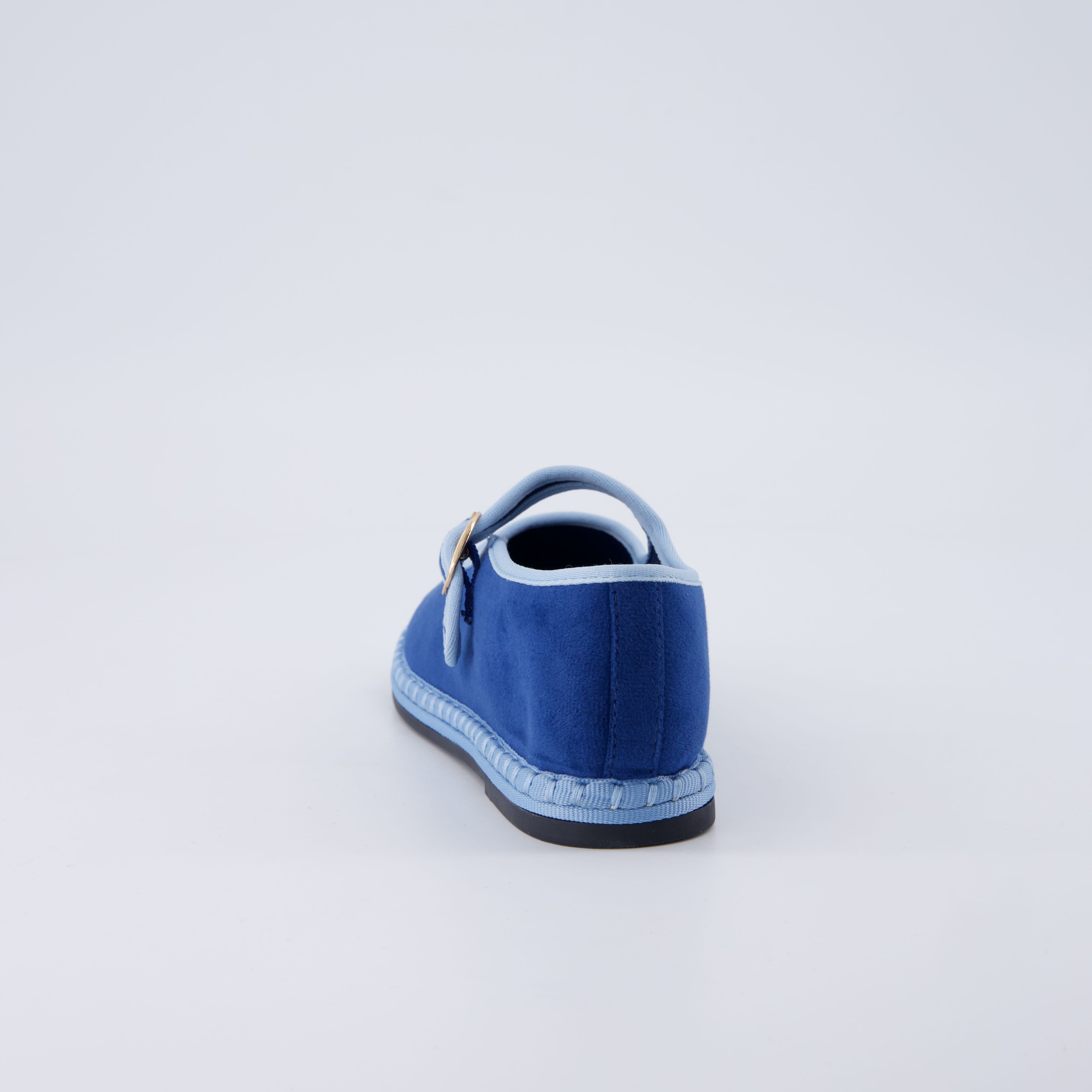 Missy Kids Mary Jane Flats Blue Blue Medium