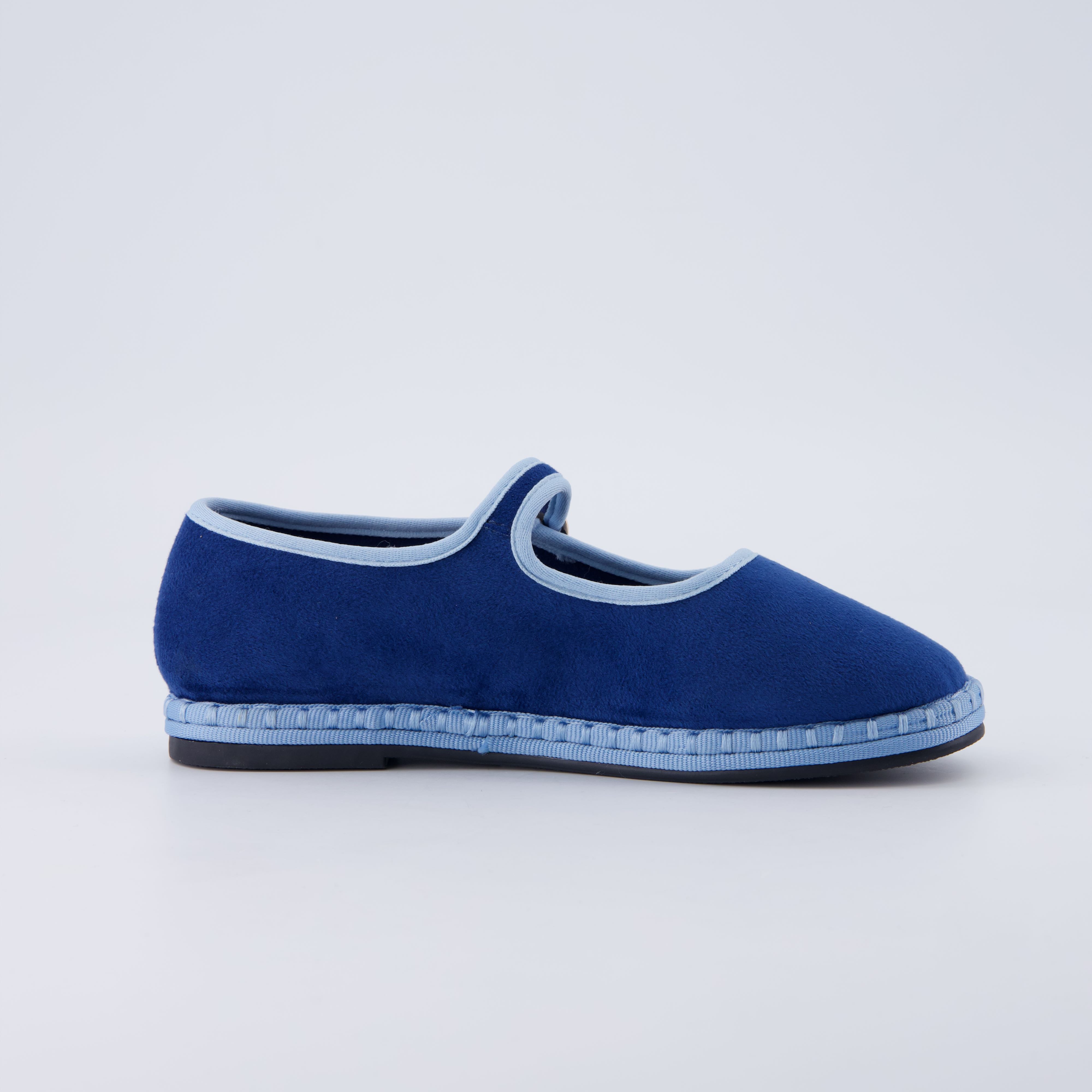 Missy Kids Mary Jane Flats Blue Blue Medium