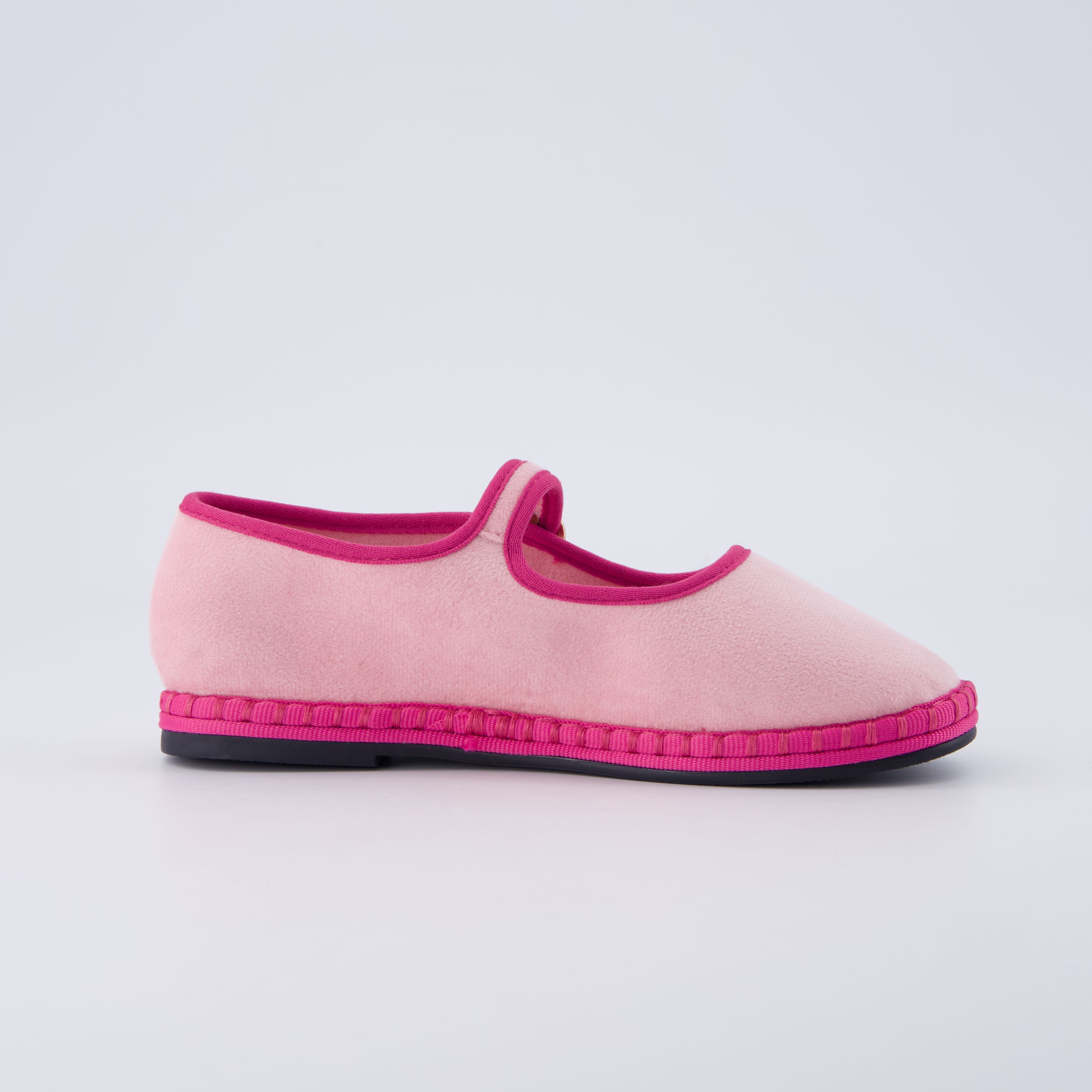 Missy Kids Mary Jane Flats Pink Fuchsia Medium