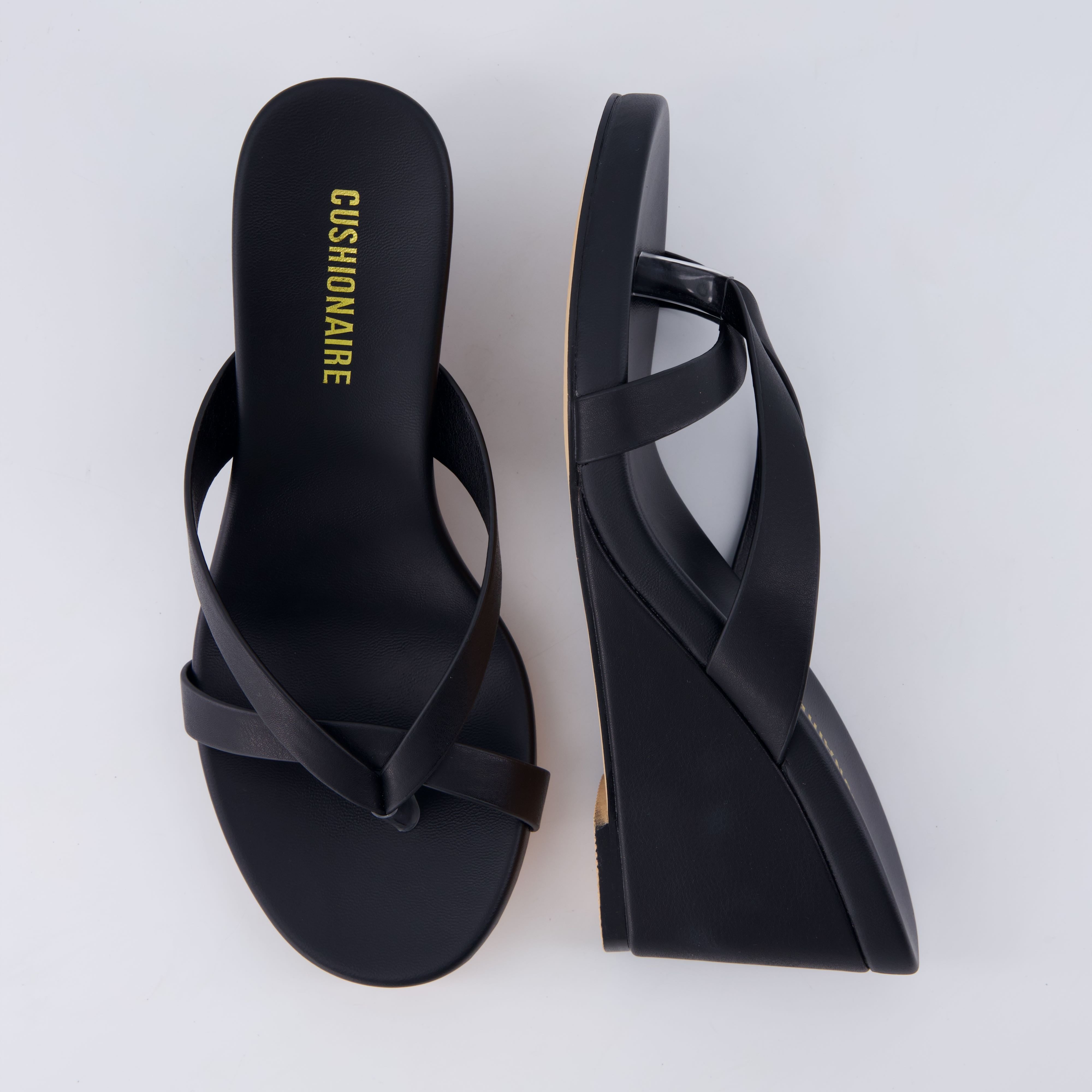Mona Slip-On Lightweight Sandals Black Medium
