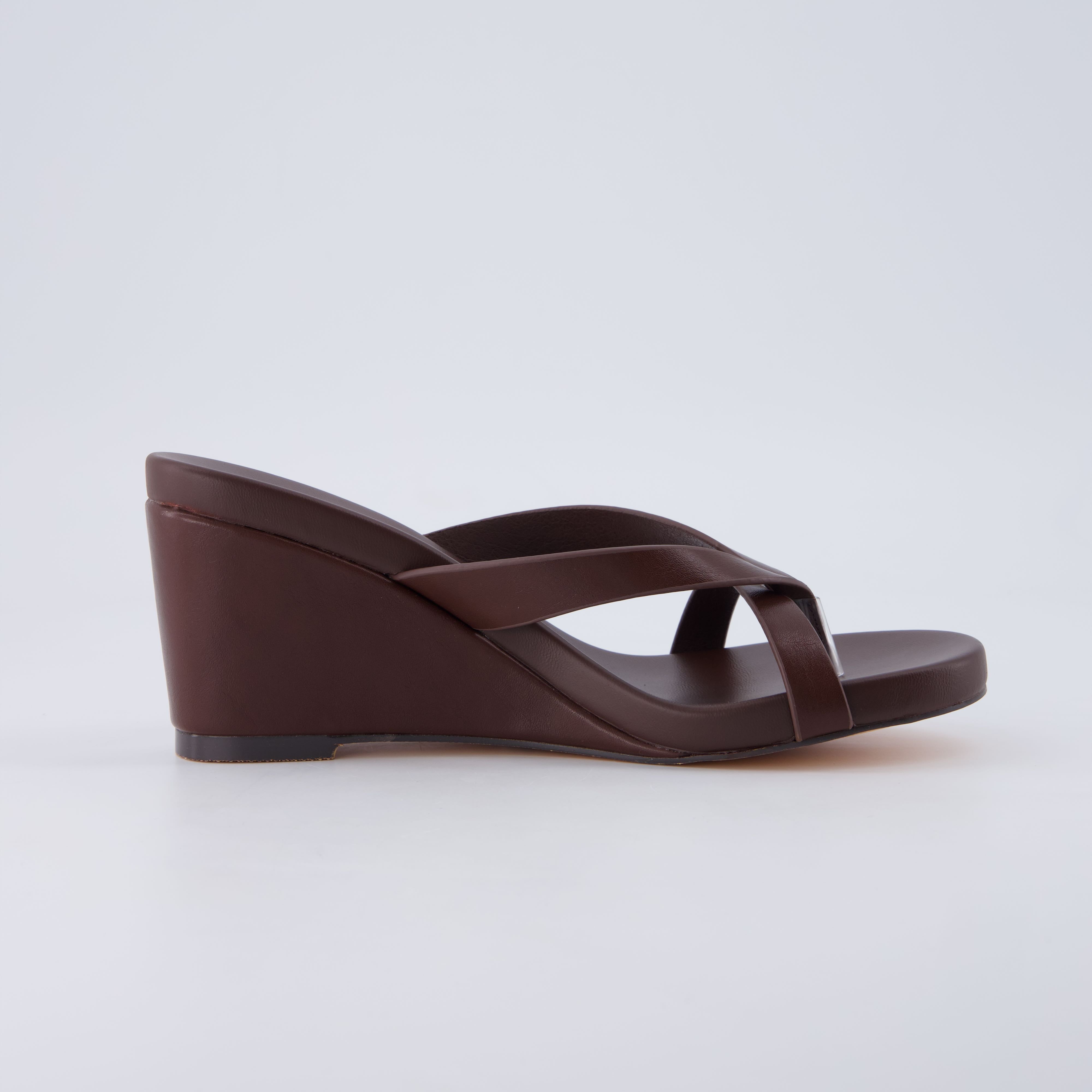 Mona Slip-On Lightweight Sandals Brown Medium
