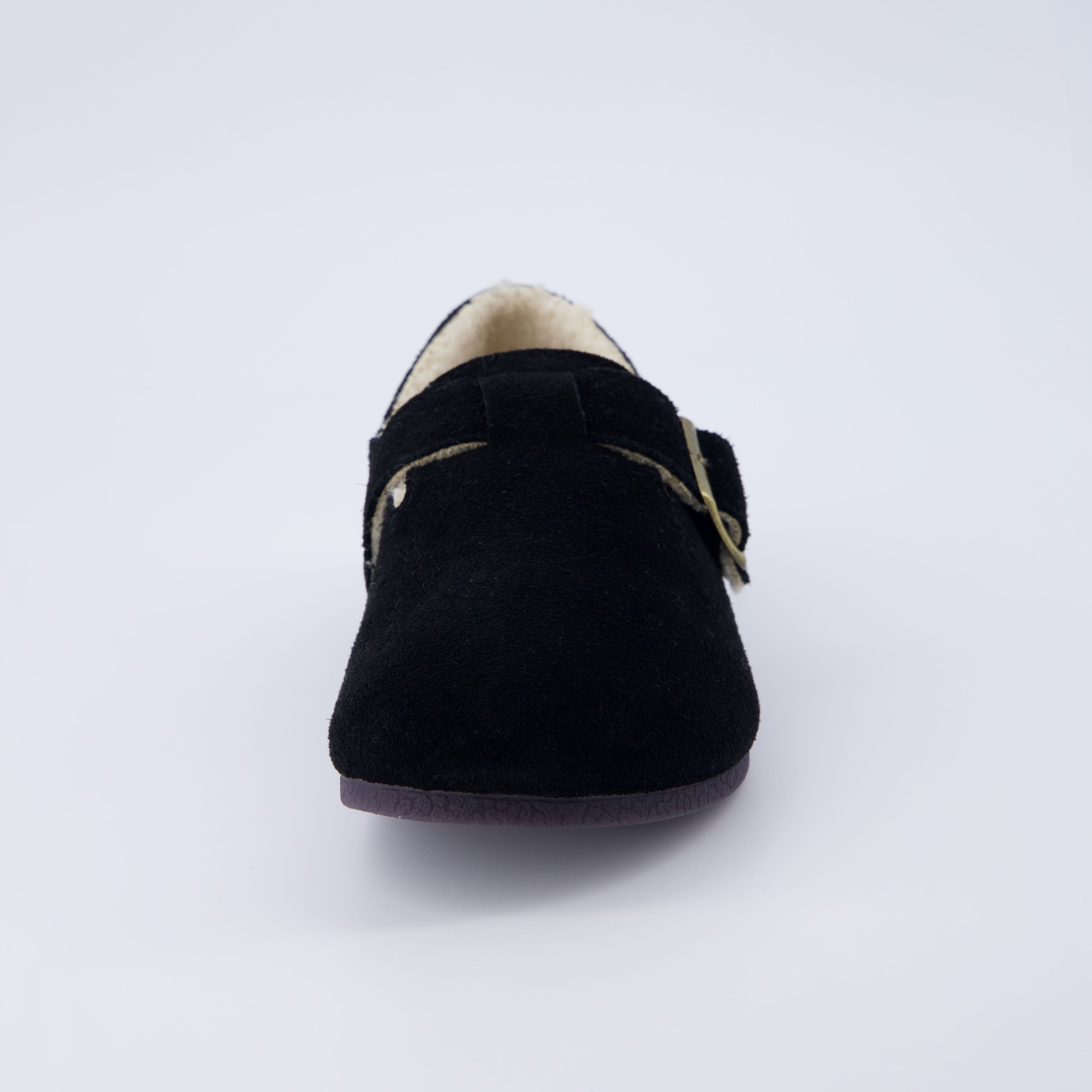 Nest Cozy Suede Clog Black