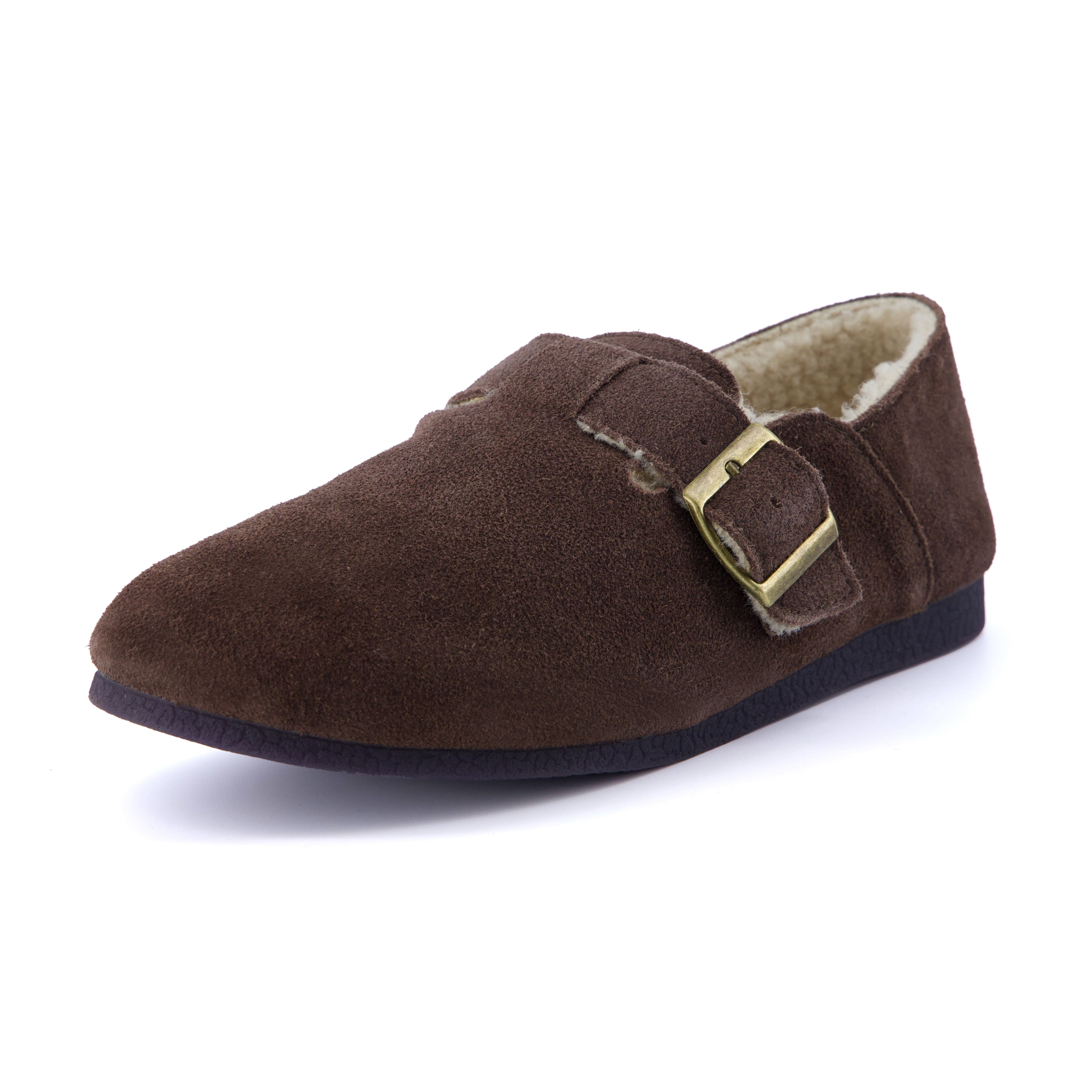 Nest Cozy Suede Clog Brown