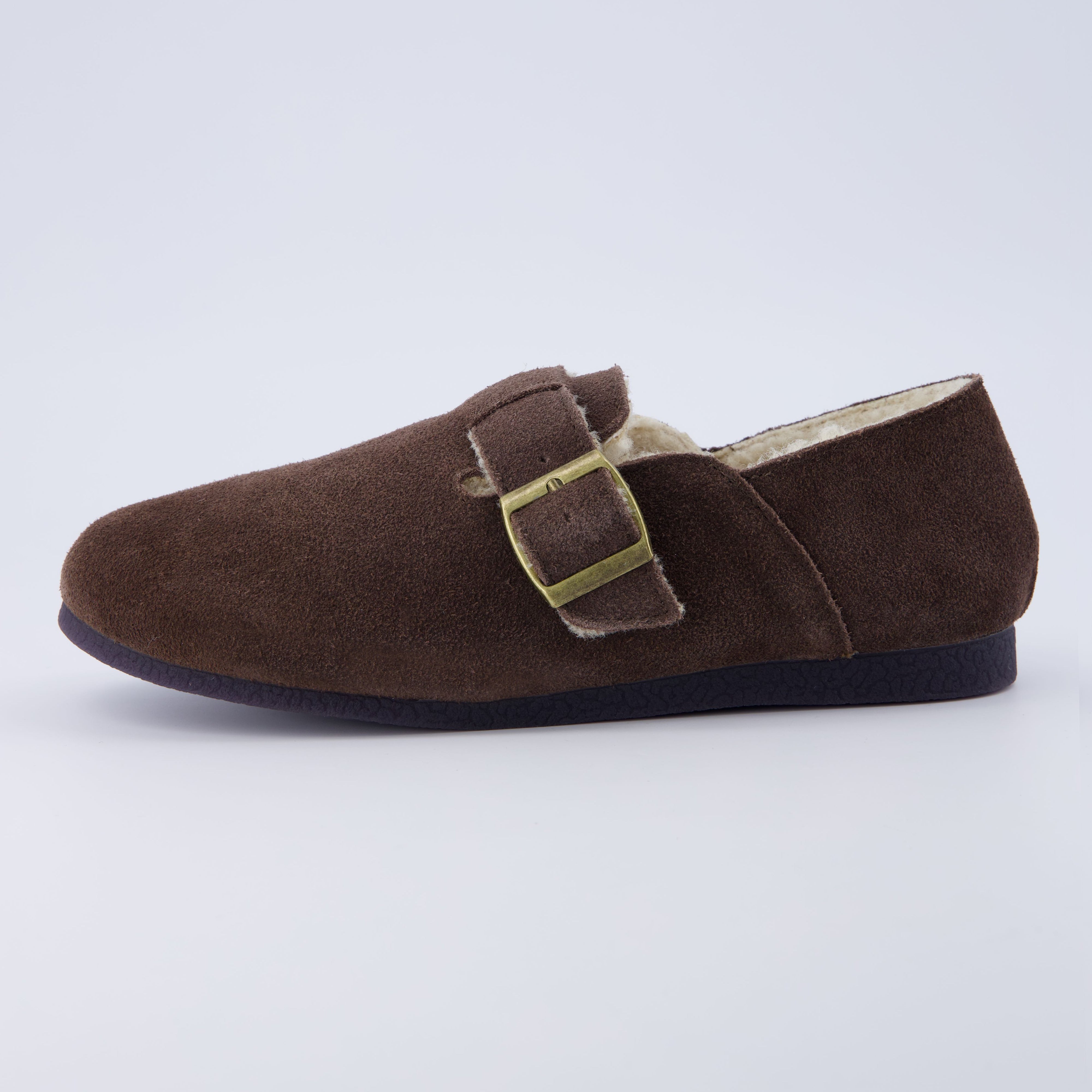 Nest Cozy Suede Clog Brown