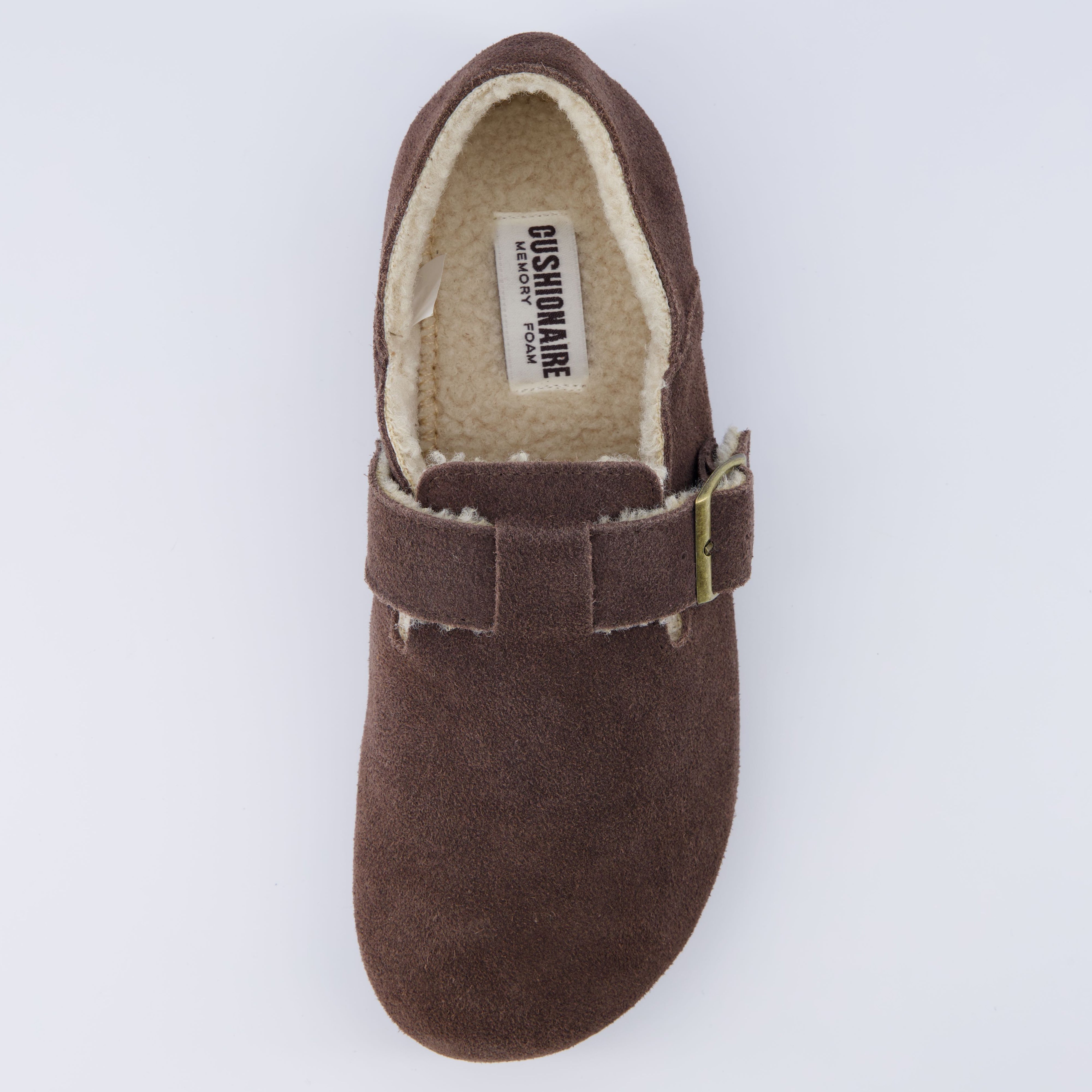 Nest Cozy Suede Clog Brown