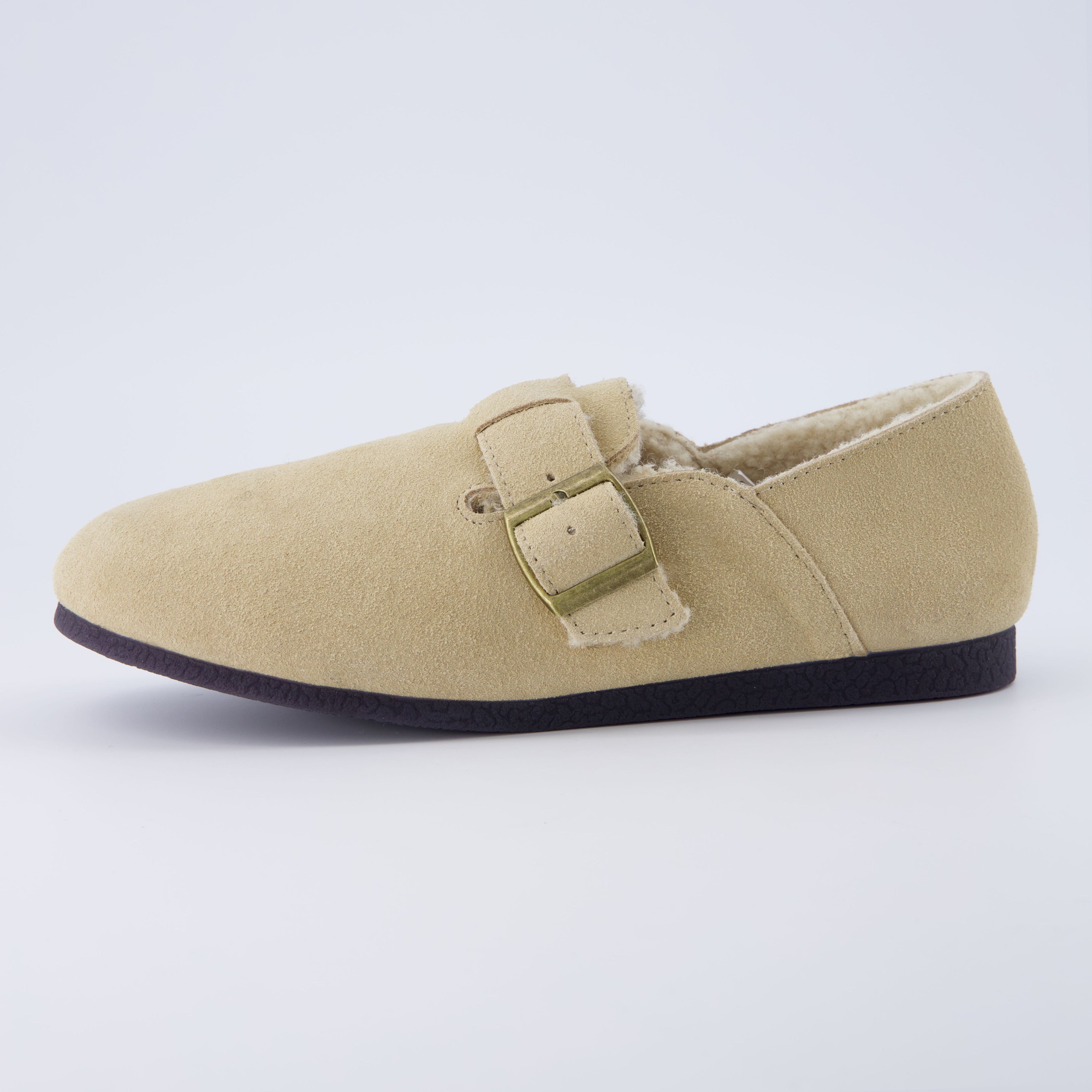 Nest Cozy Suede Clog Sand