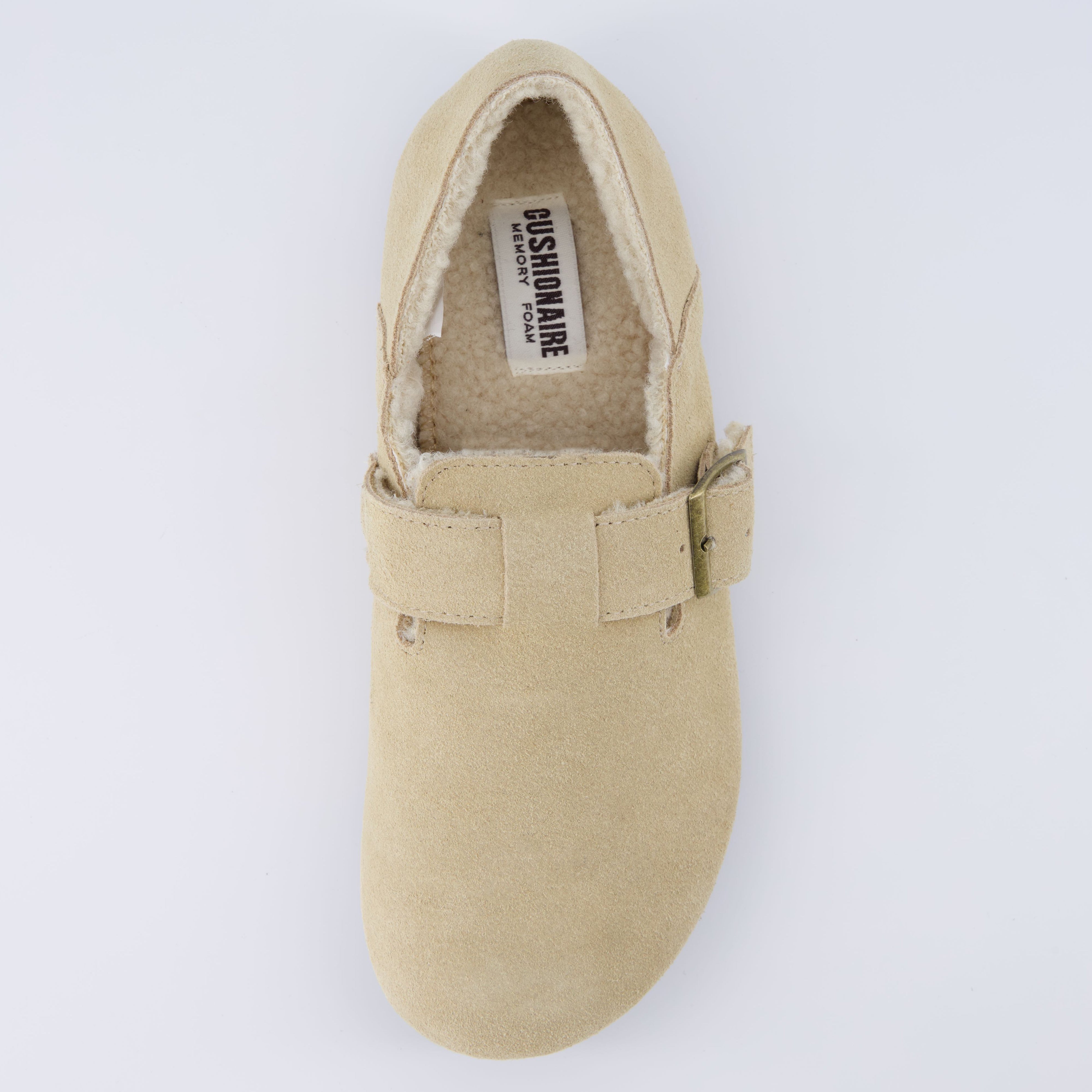 Nest Cozy Suede Clog Sand