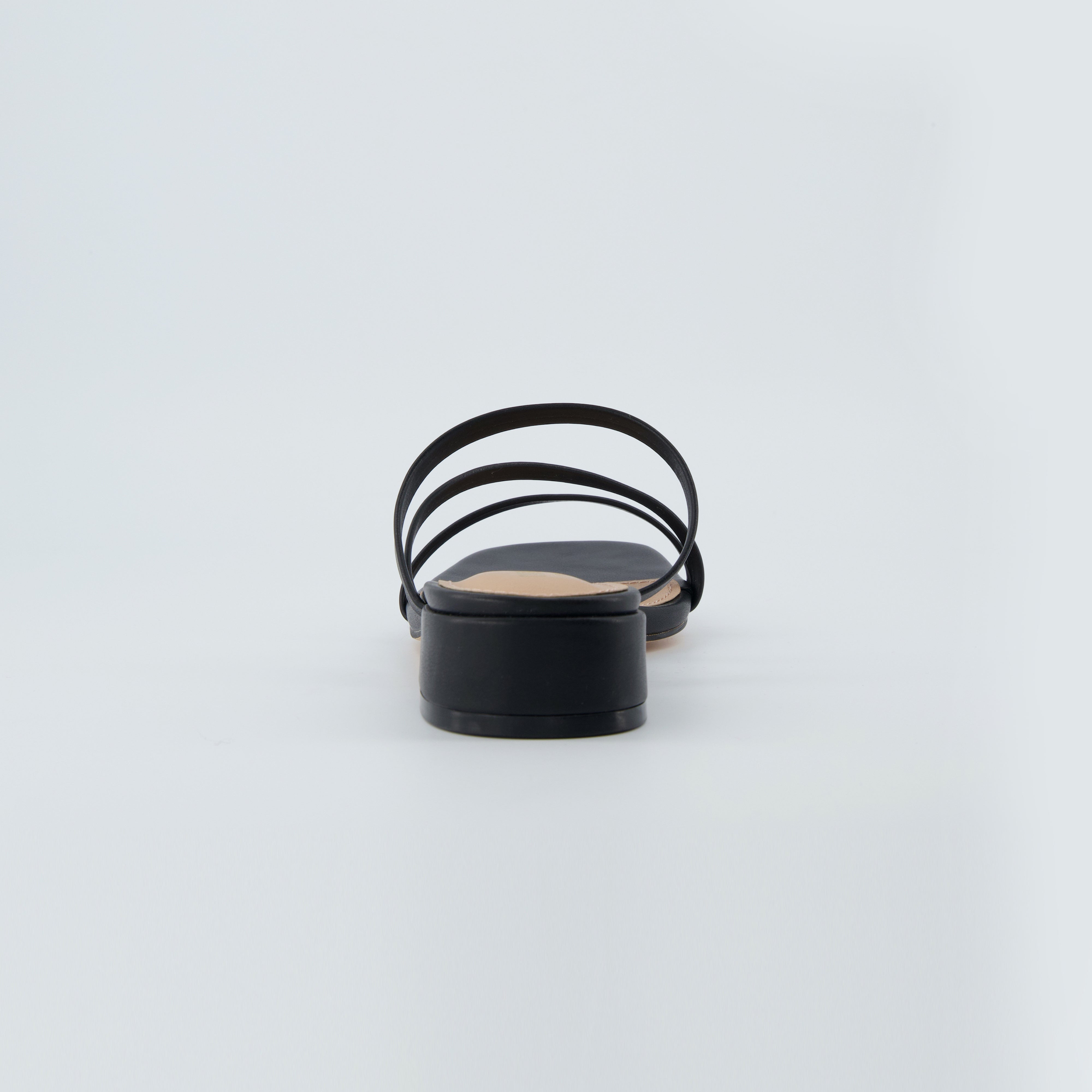 Newport Block Heel Sandals Black