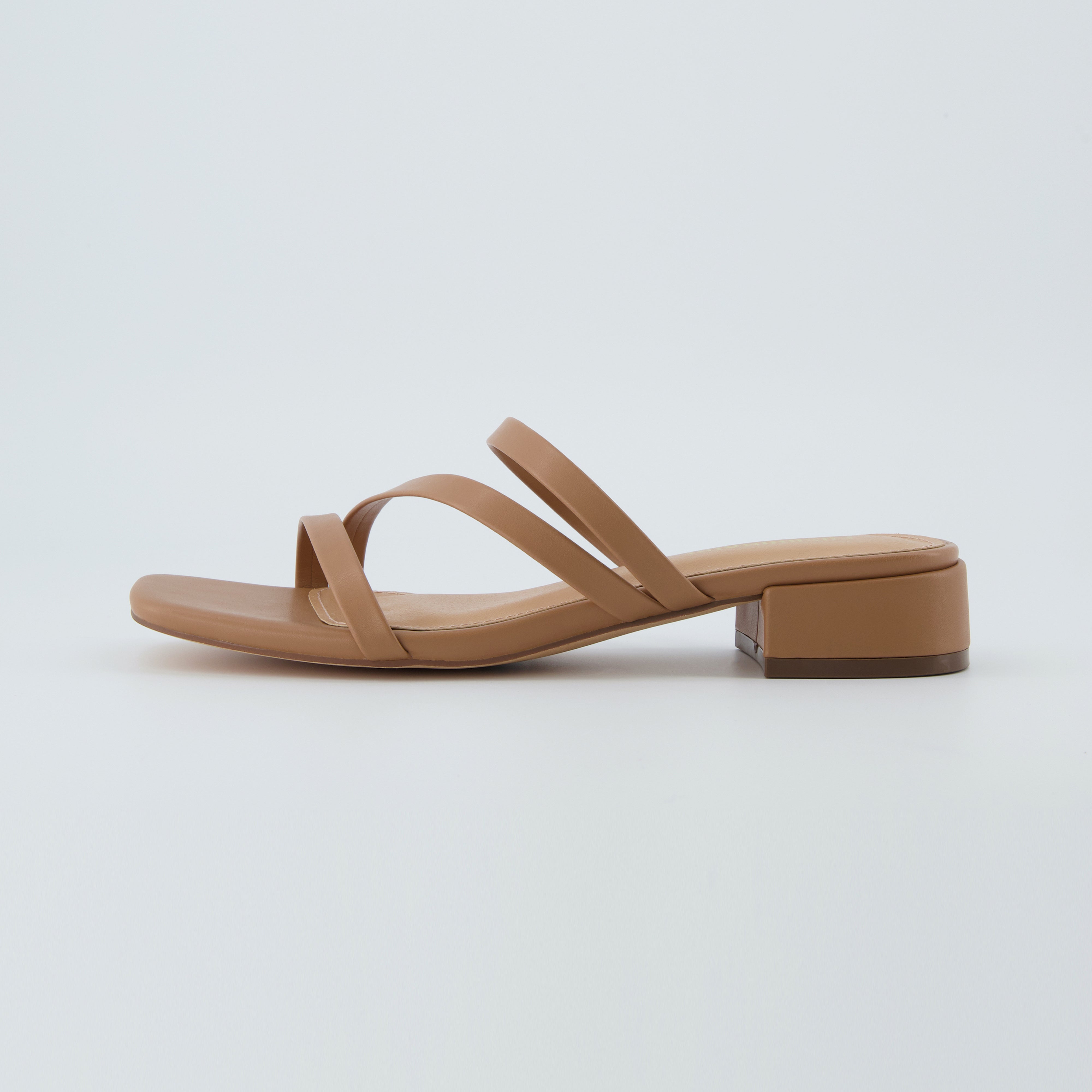 Newport Block Heel Sandals Tan