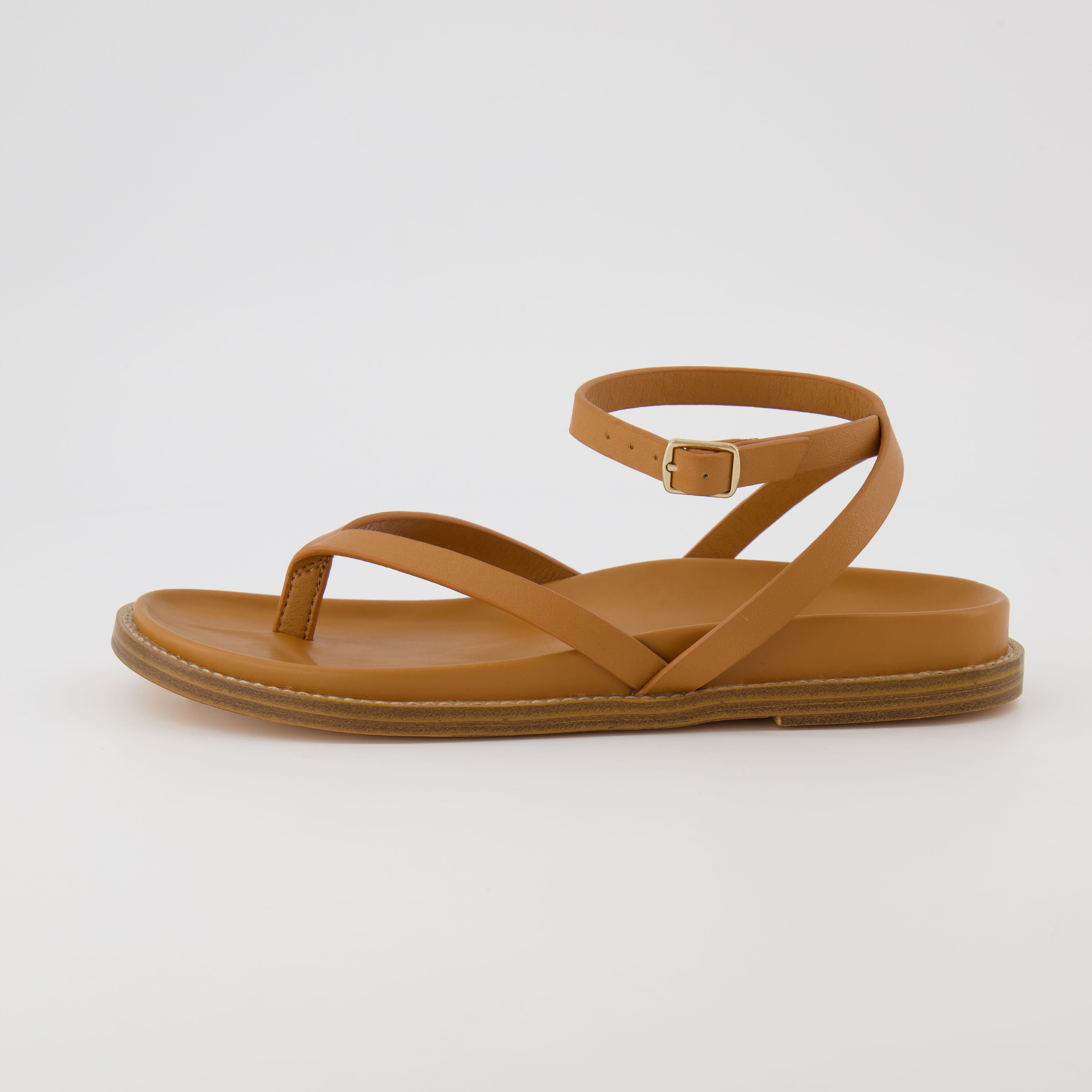 Novel Footbed Sandal Tan