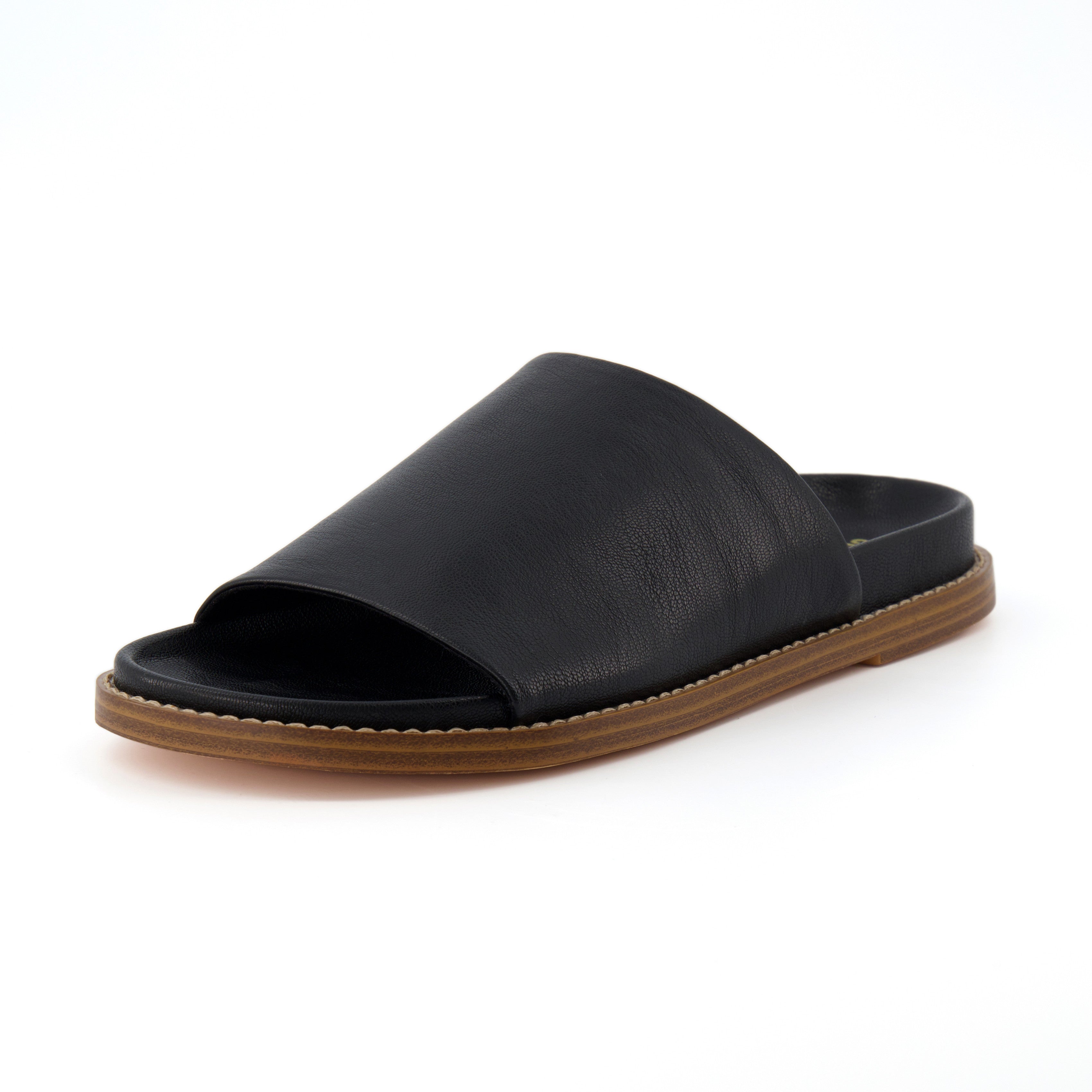 Nugget Footbed Slide Sandal Black