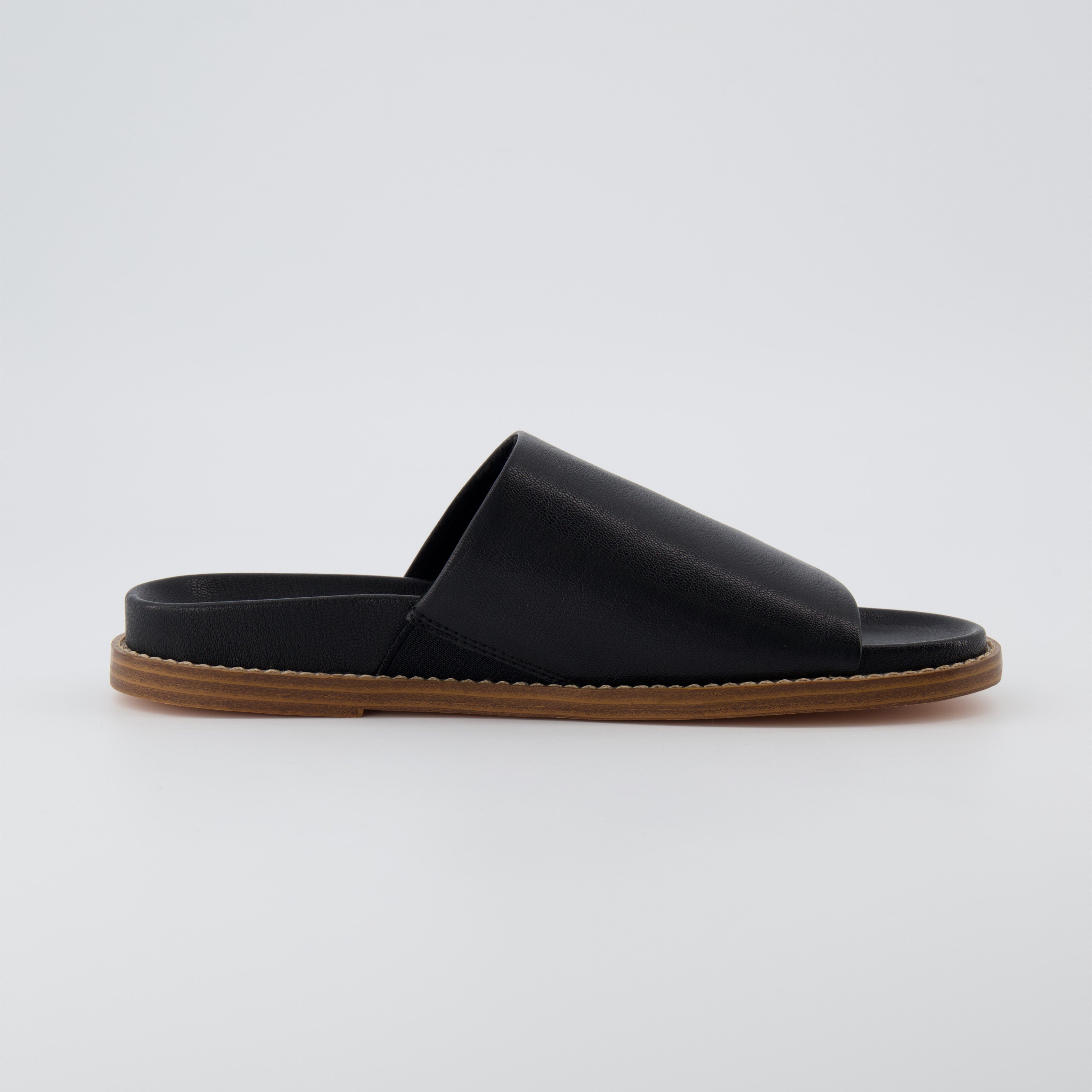 Nugget Footbed Slide Sandal Black