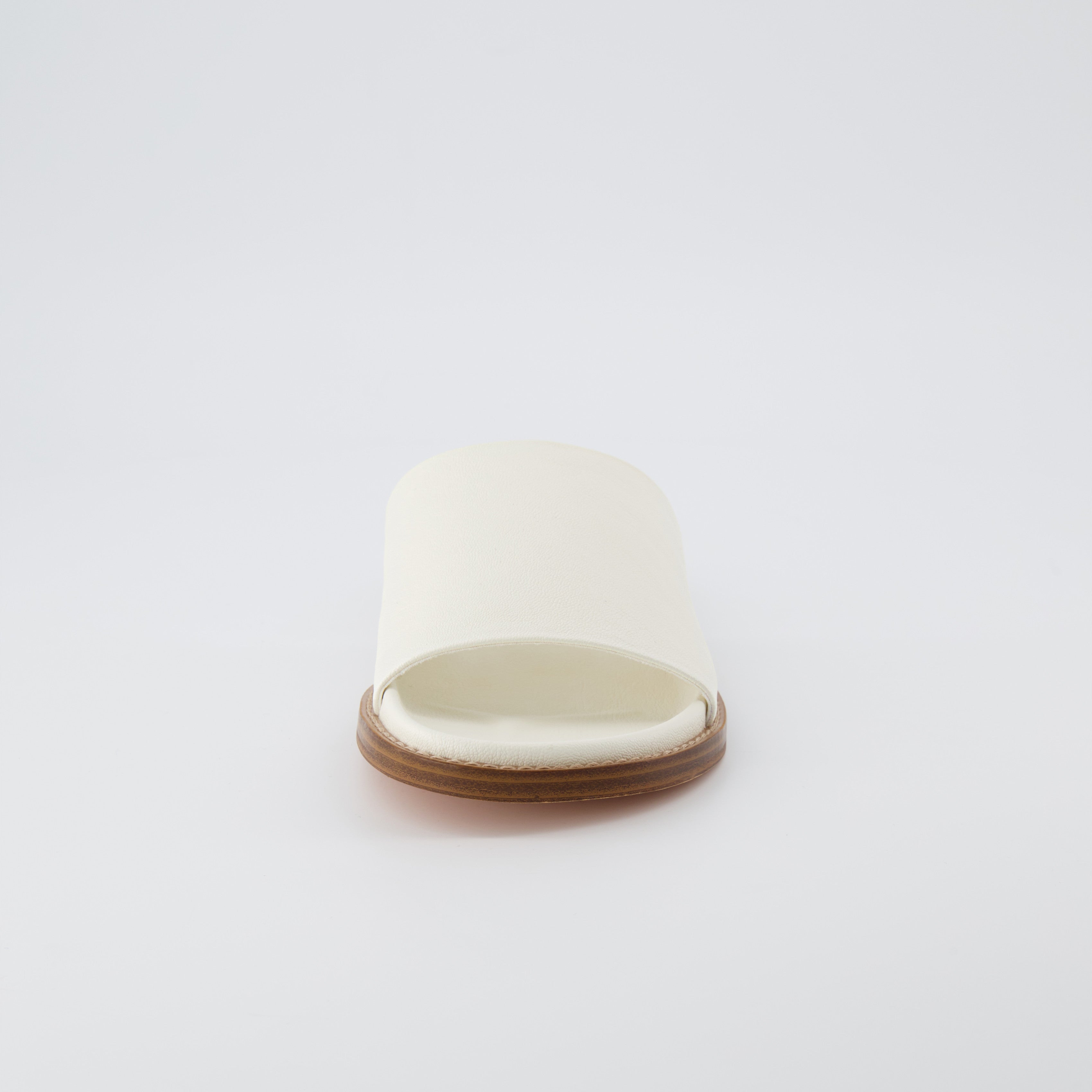 Nugget Footbed Slide Sandal Cream