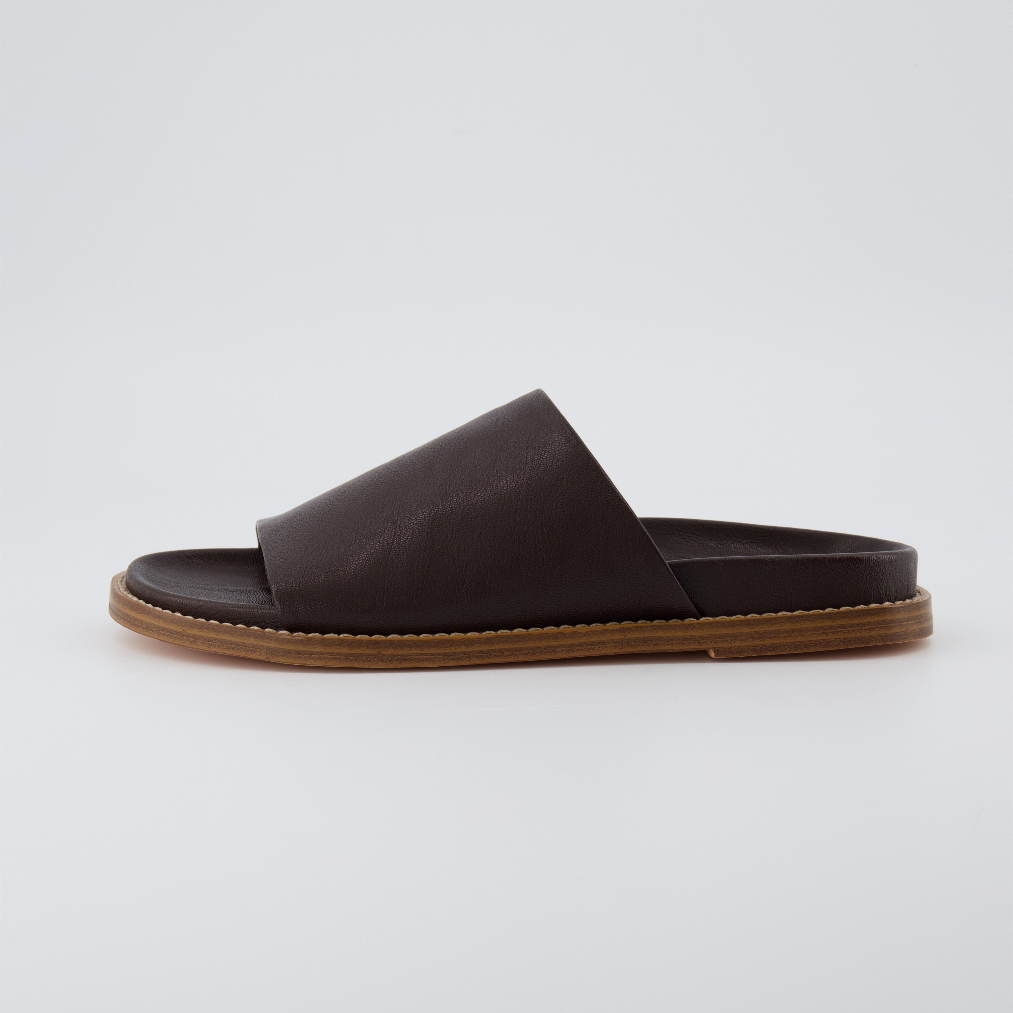 Nugget Footbed Slide Sandal Espresso