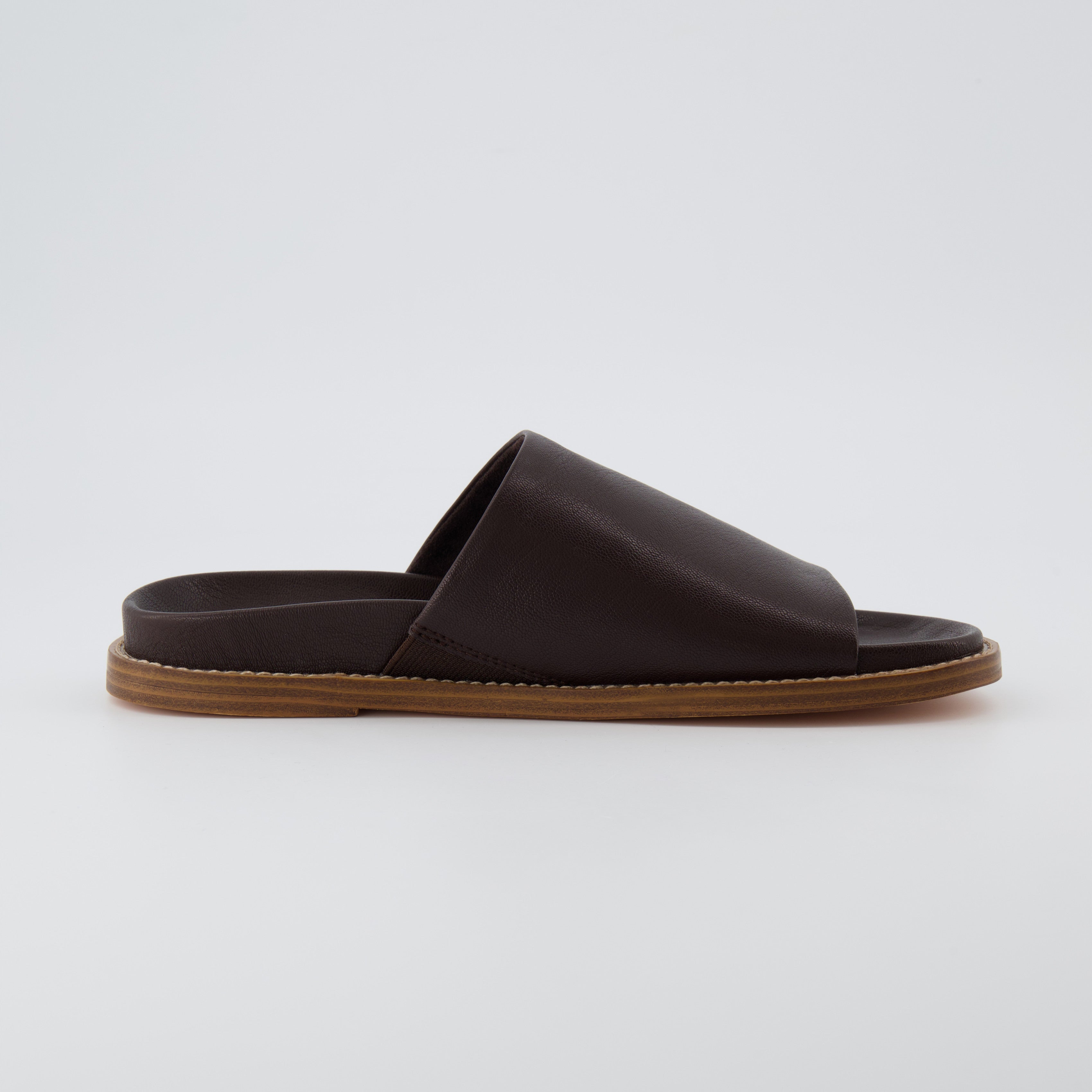 Nugget Footbed Slide Sandal Espresso