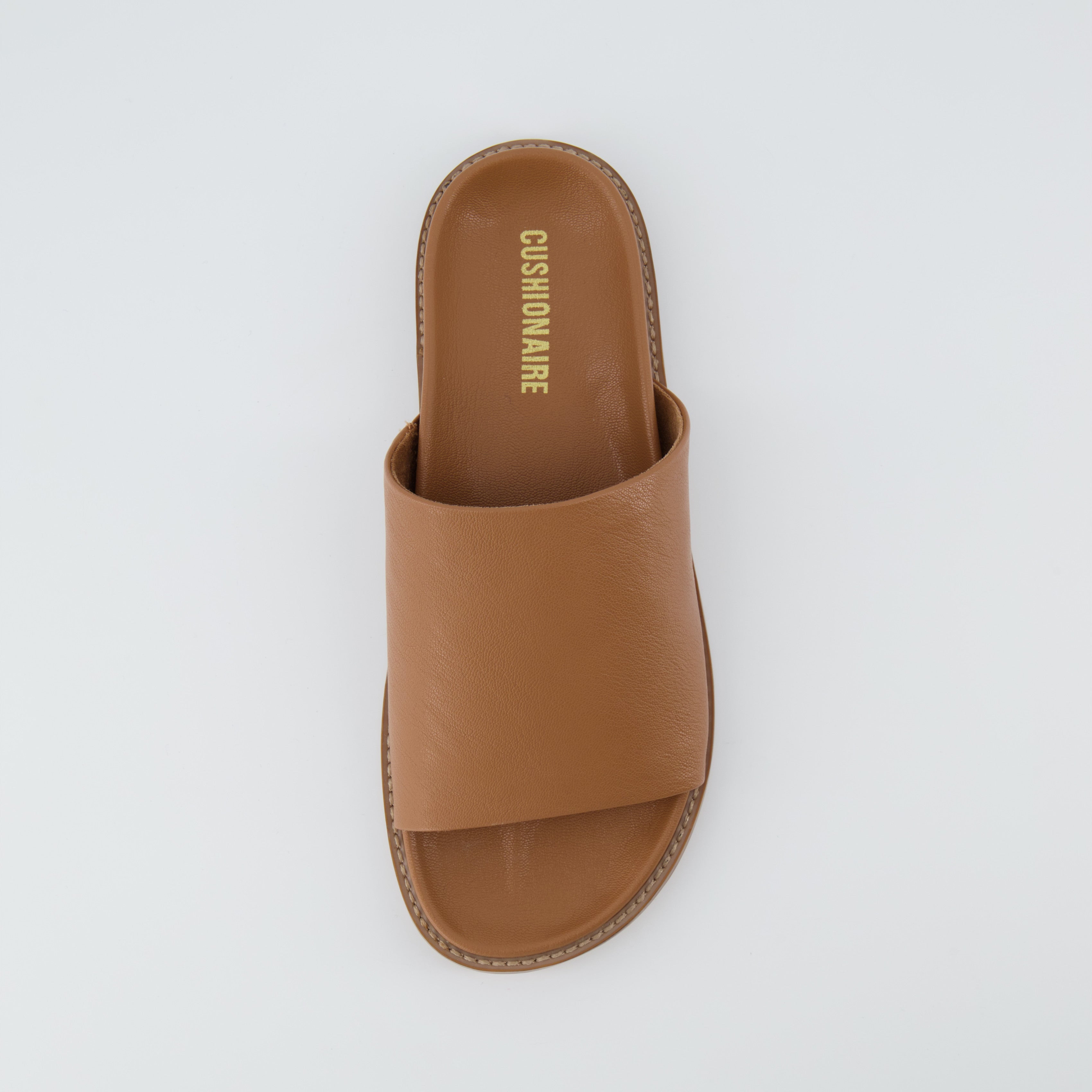 Nugget Footbed Slide Sandal Tan